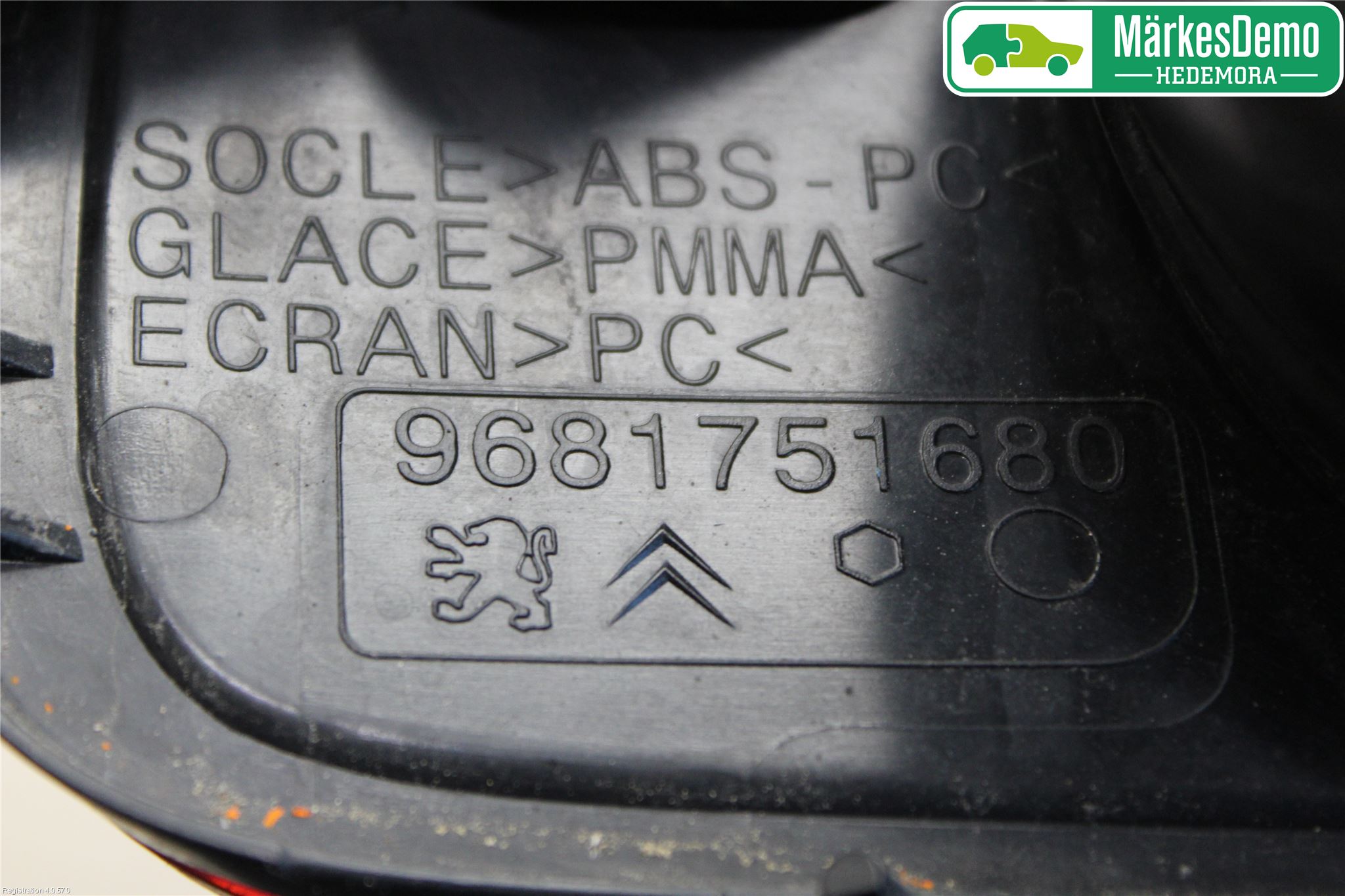 Citroen C3 PICASSO Dimljus/Reflex Bak