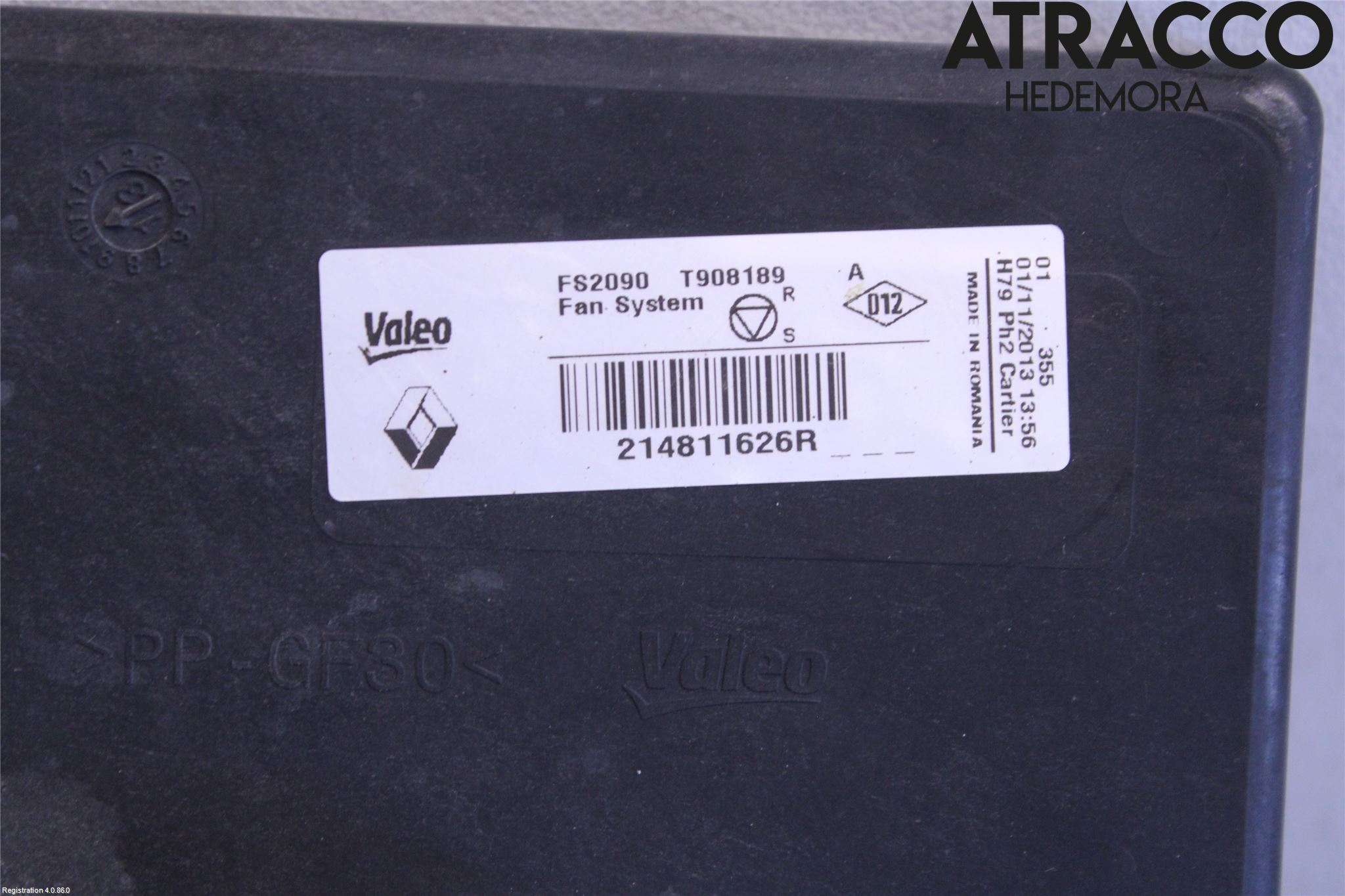 Dacia DUSTER 10-17 Kylfläkt El