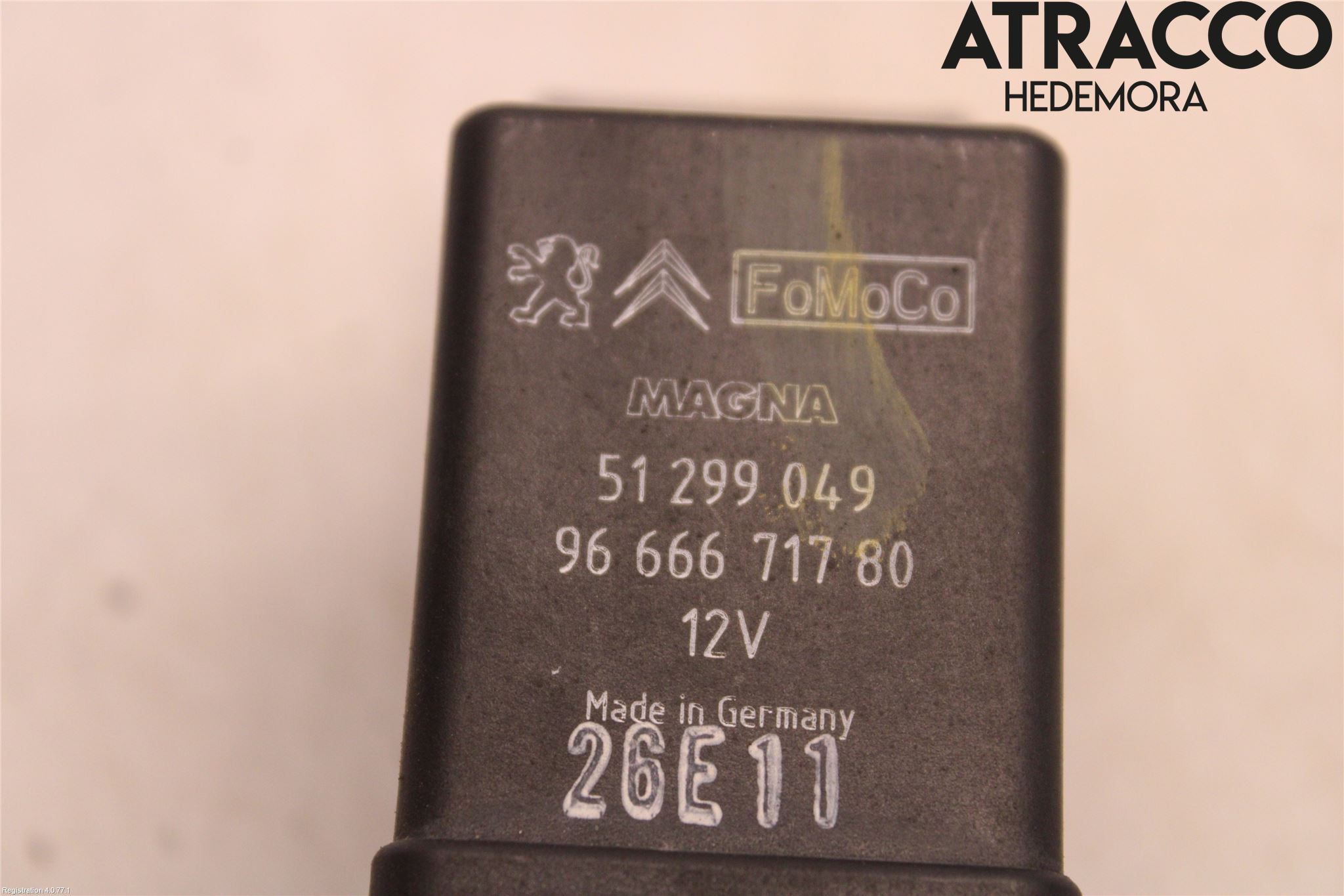 Mazda 3 II 09-13 Relä Glödning Diesel