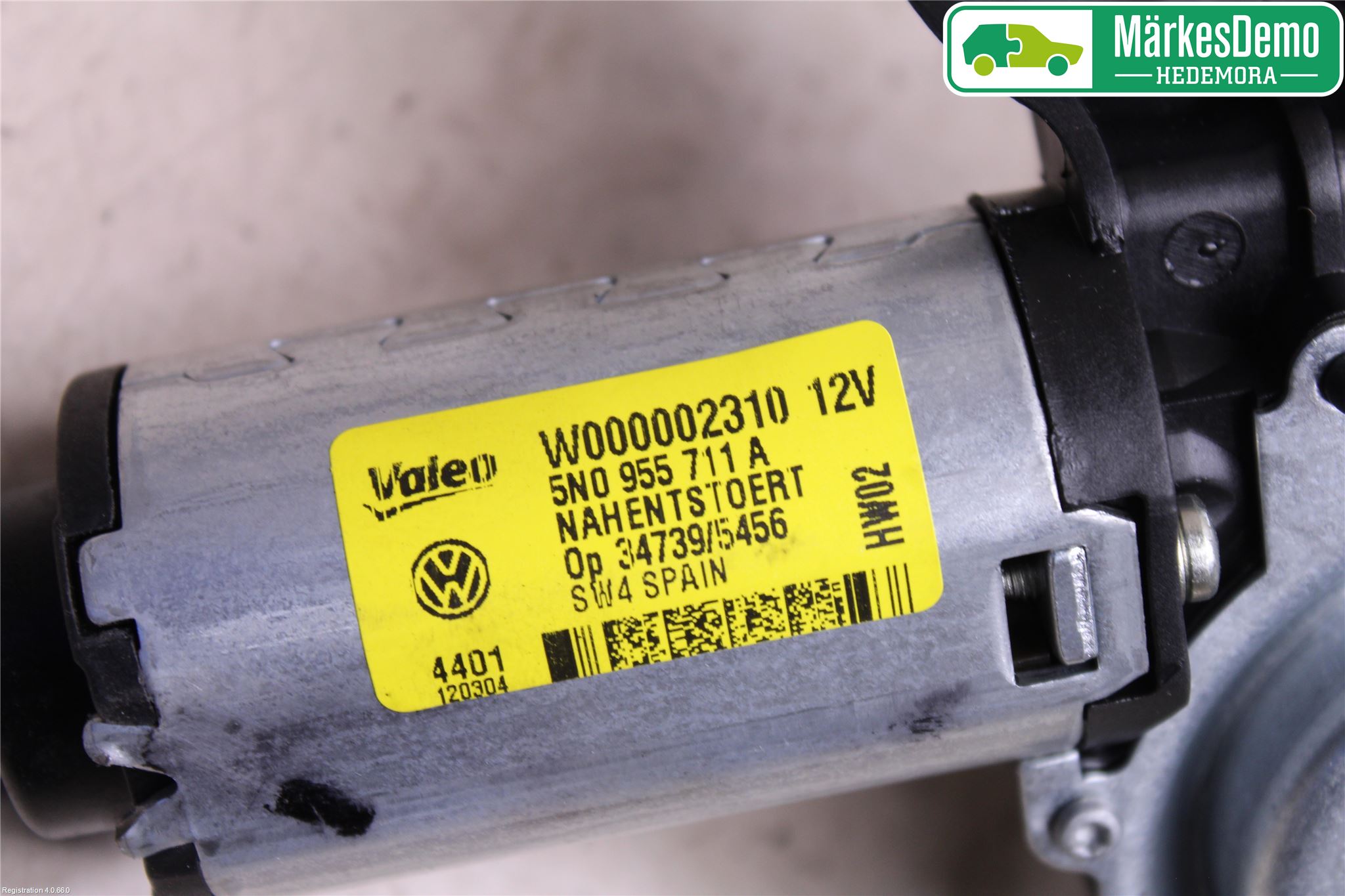 Volkswagen VW TIGUAN 07-16 Torkarmotor Baklucka