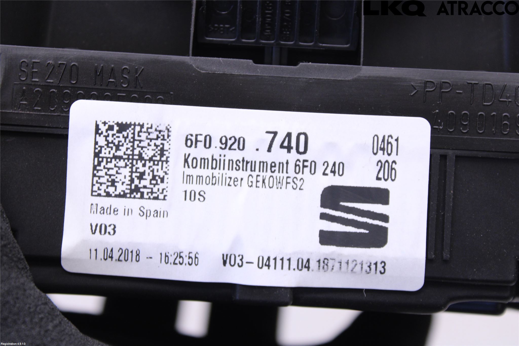 Seat IBIZA V 17-20 Instrument Komb