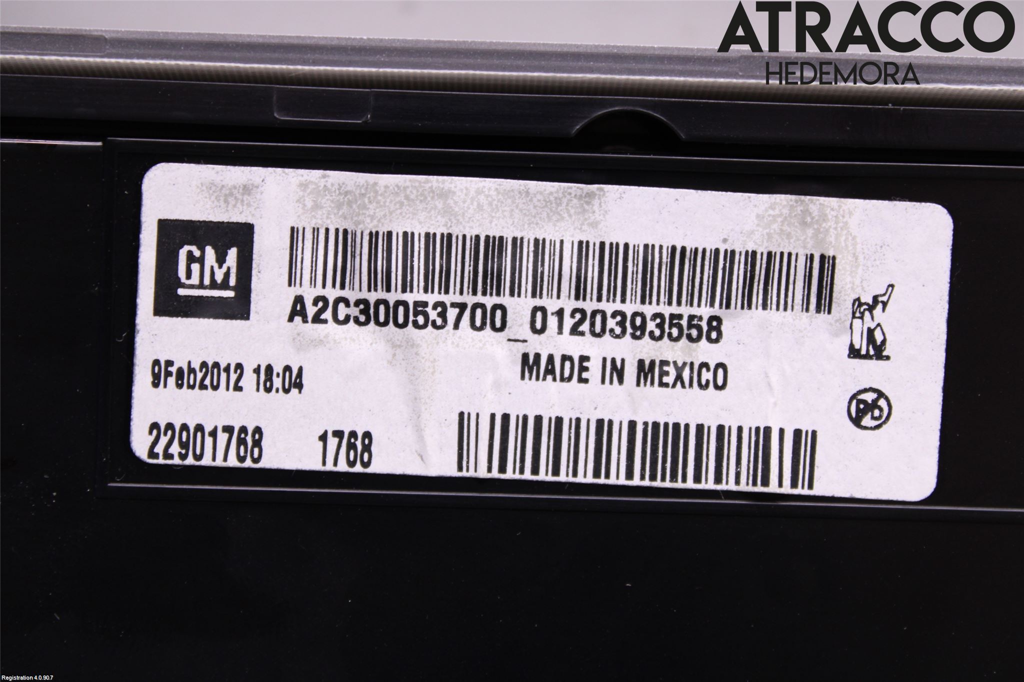 Övriga CHEVROLET VOLT Ac Styrenhet Ac Manöveren