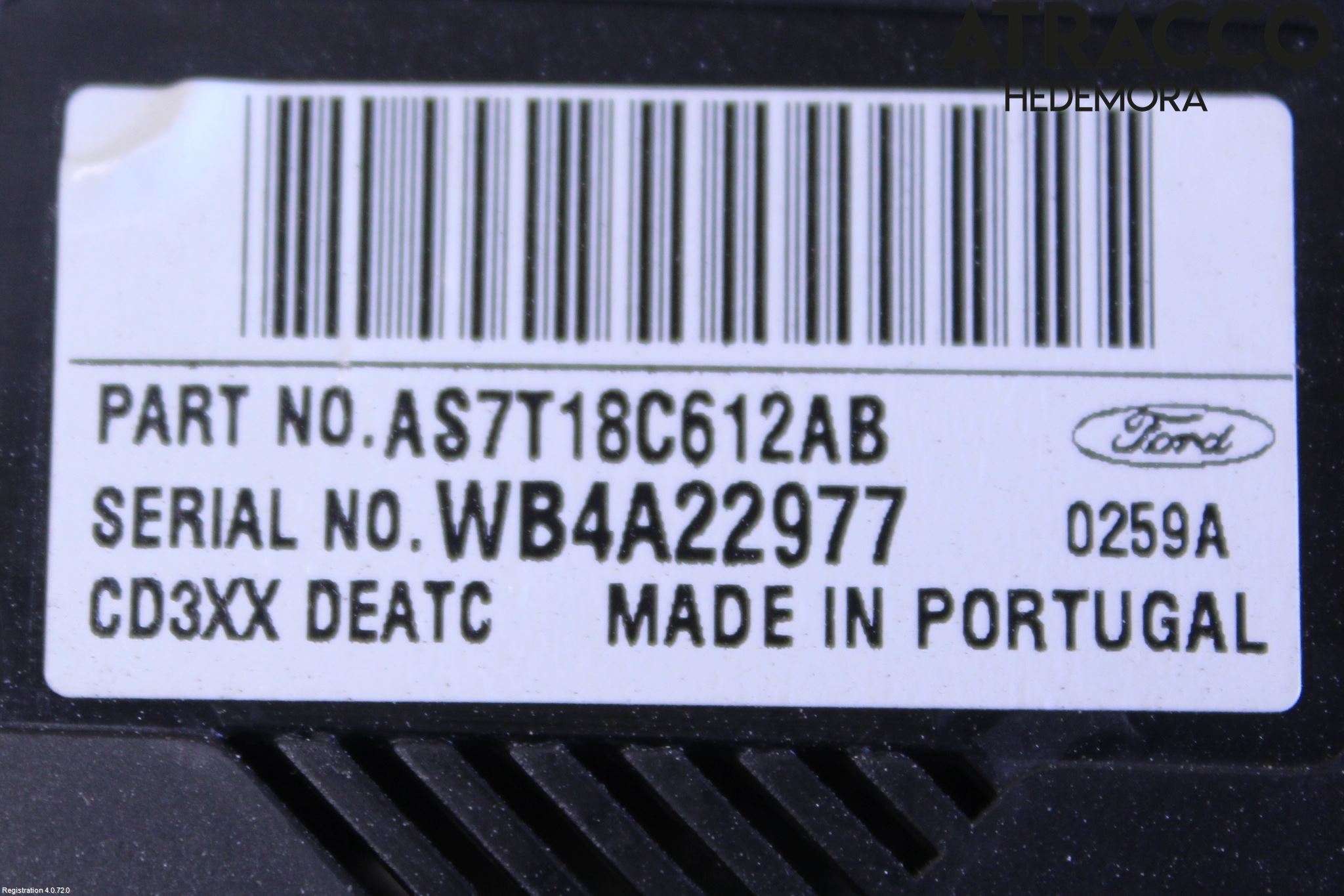 Ford S-MAX 06-15 Ac Styrenhet Ac Manöveren