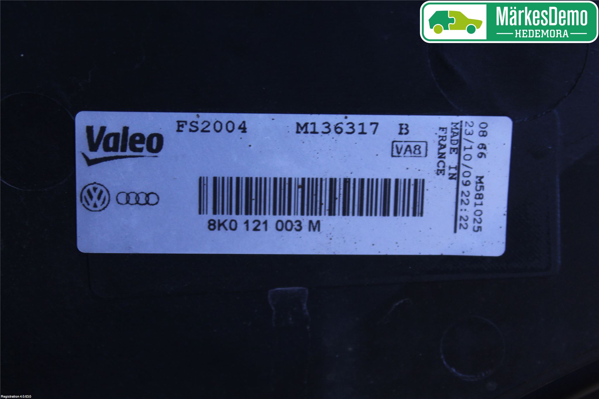 Audi A5 07-16 Kylfläkt El