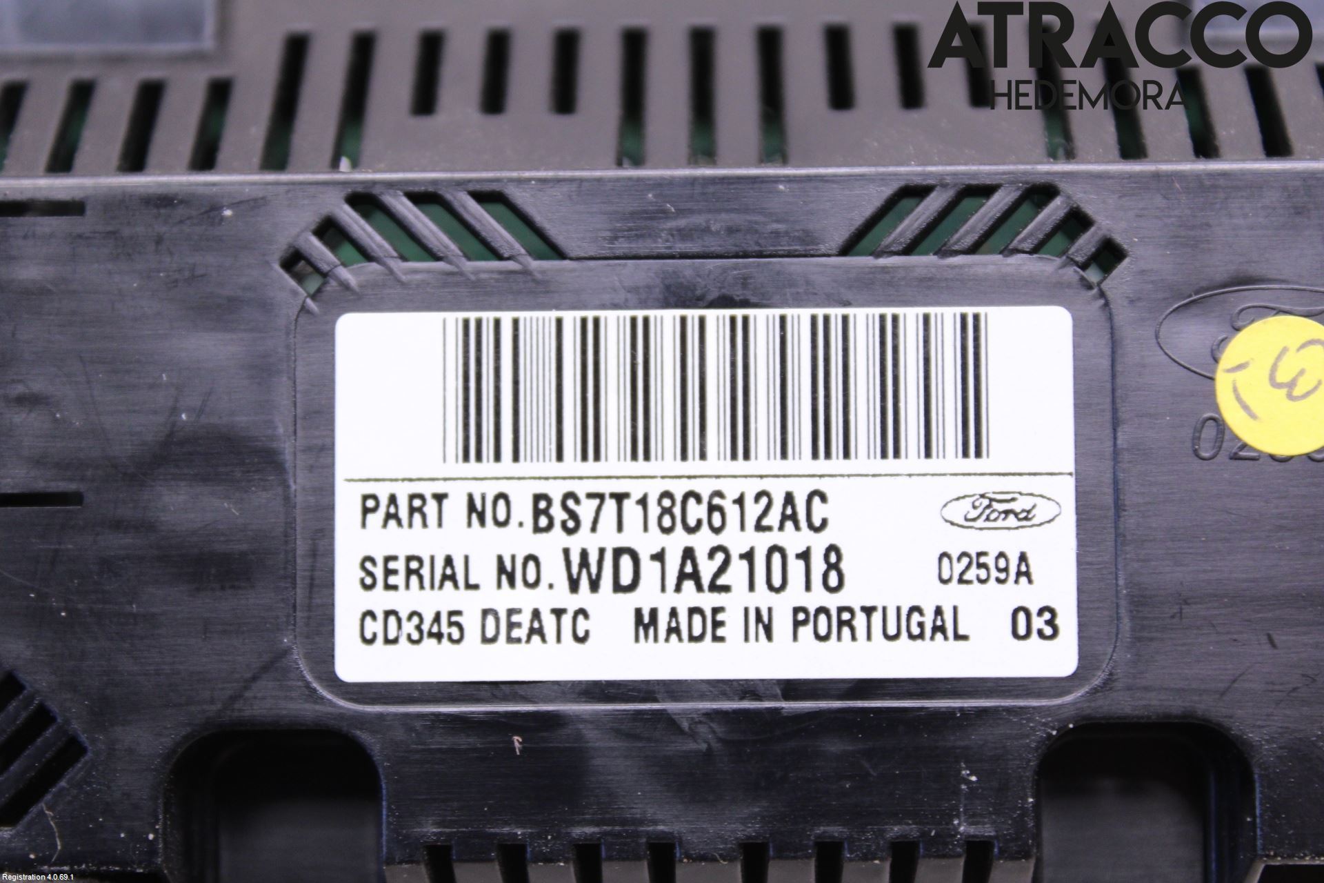 Ford MONDEO 07-15 Ac Styrenhet Ac Manöveren