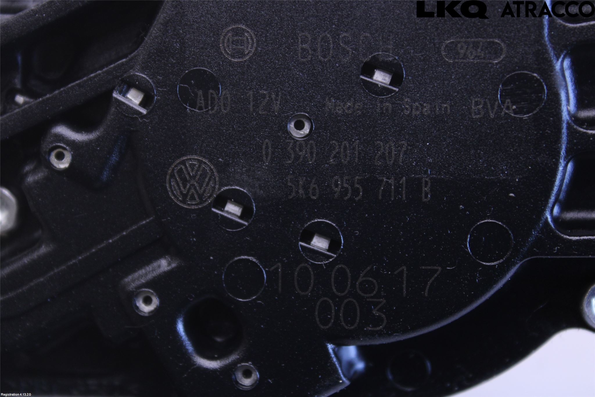 Volkswagen VW GOLF PLUS/CROSS GOLF 04-14 Torkarmotor Baklucka