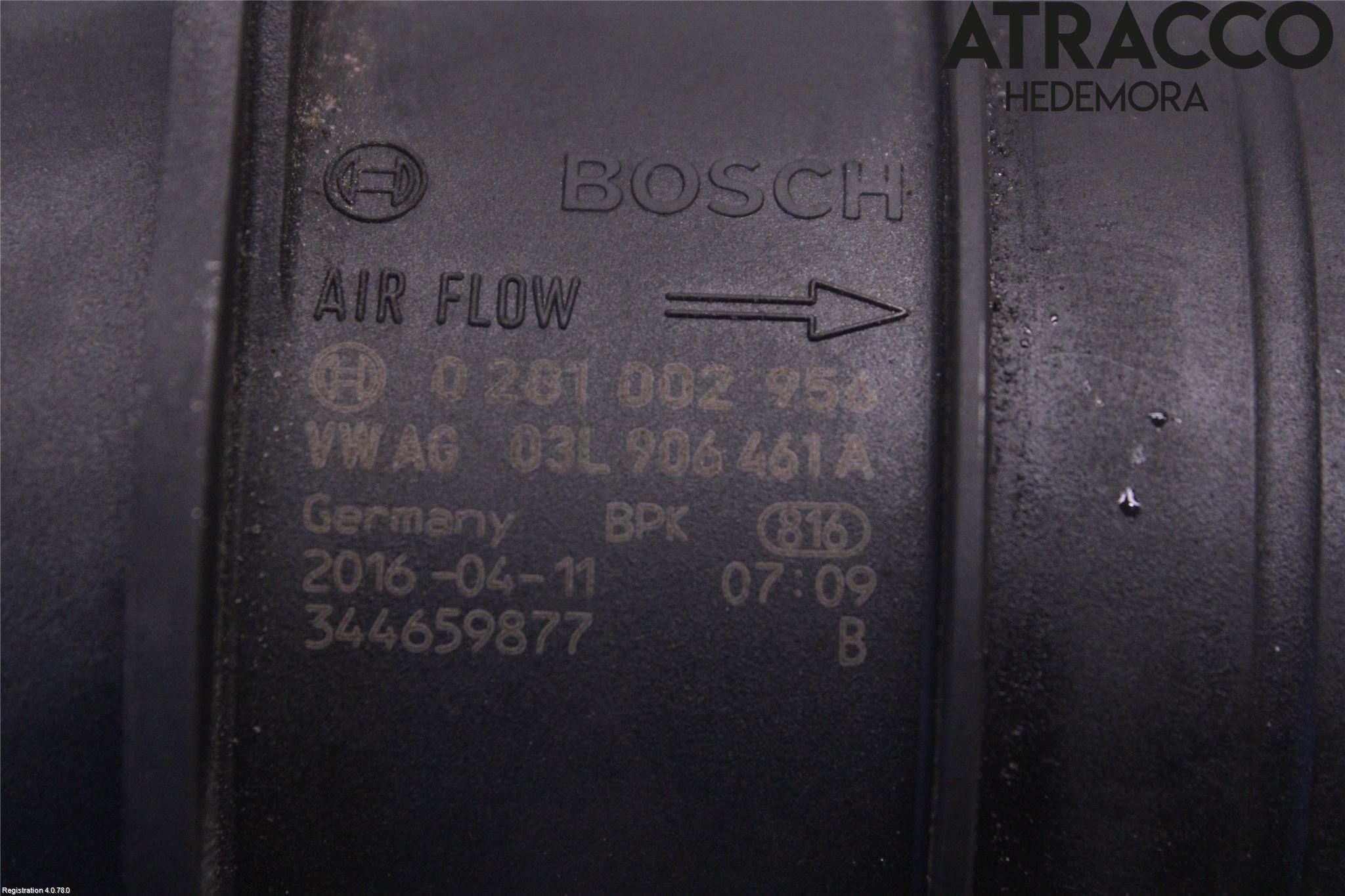 Skoda SUPERB 16-24 Injluftmassamätare