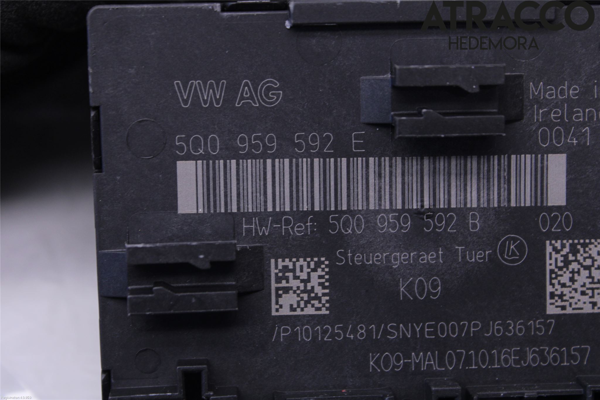 Audi A3/S3 8V 13-20 Styrenhet Dörr