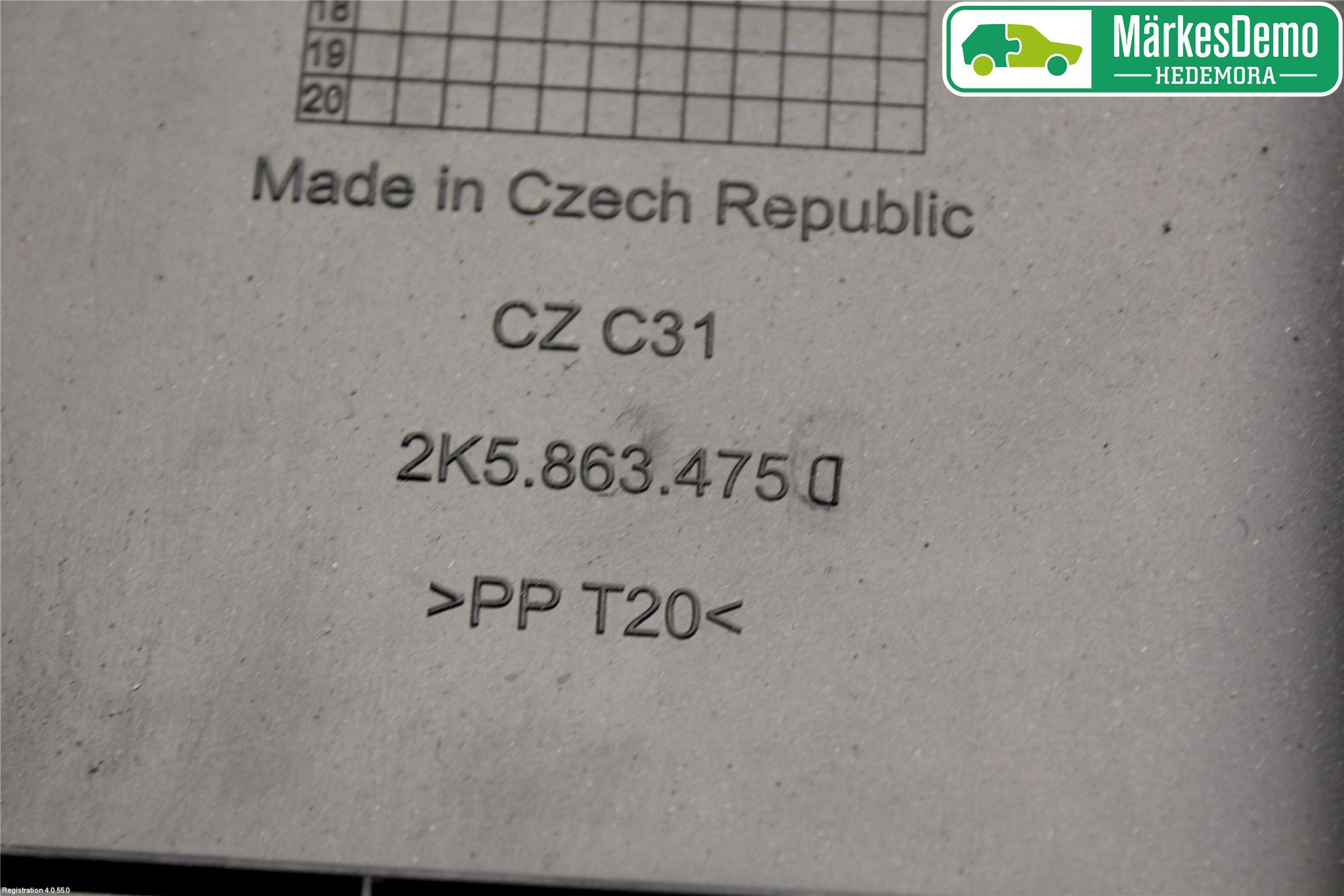 Volkswagen VW CADDY 16-20 Instrumentkonsoll Mitt