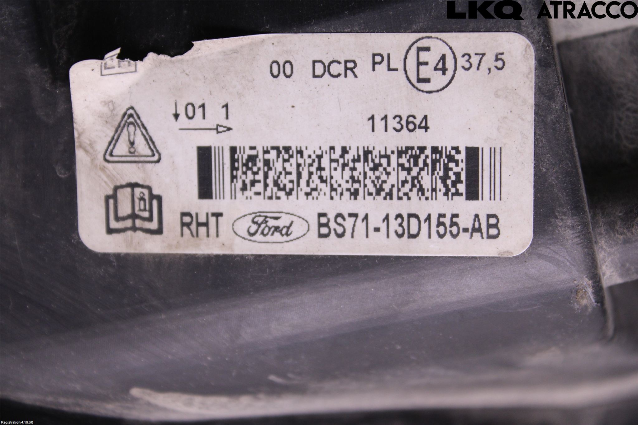 Ford MONDEO 07-15 Strålkastare Vänster