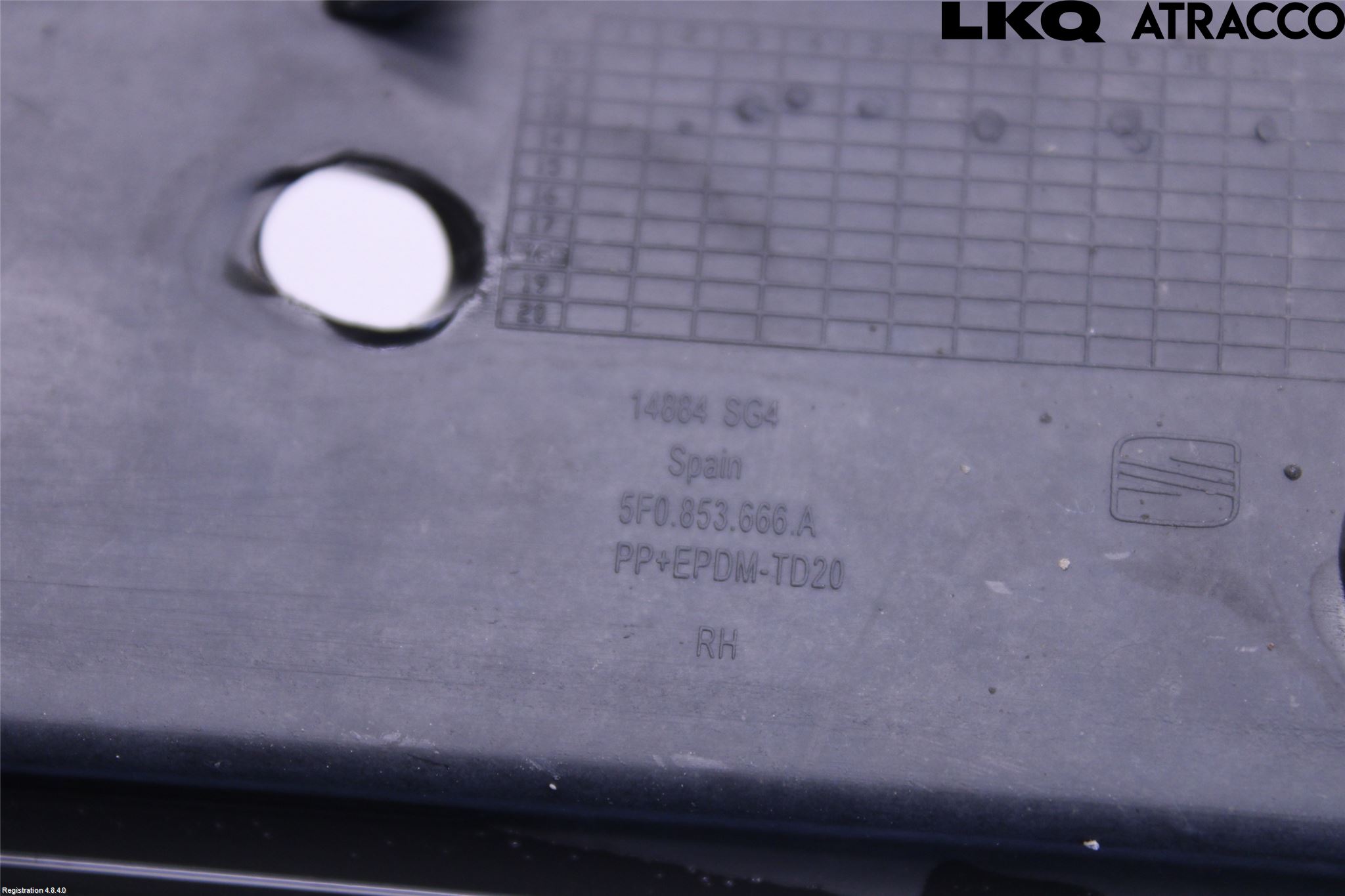 Seat LEON 13-20 Dimljussarg Fram