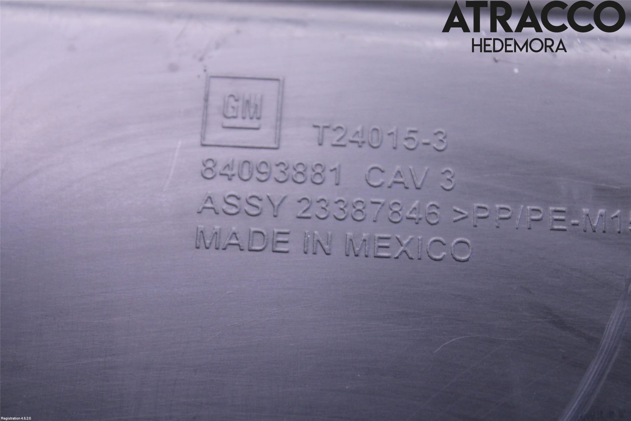 Chevrolet SILVERADO PICKUP Handskfacklucka