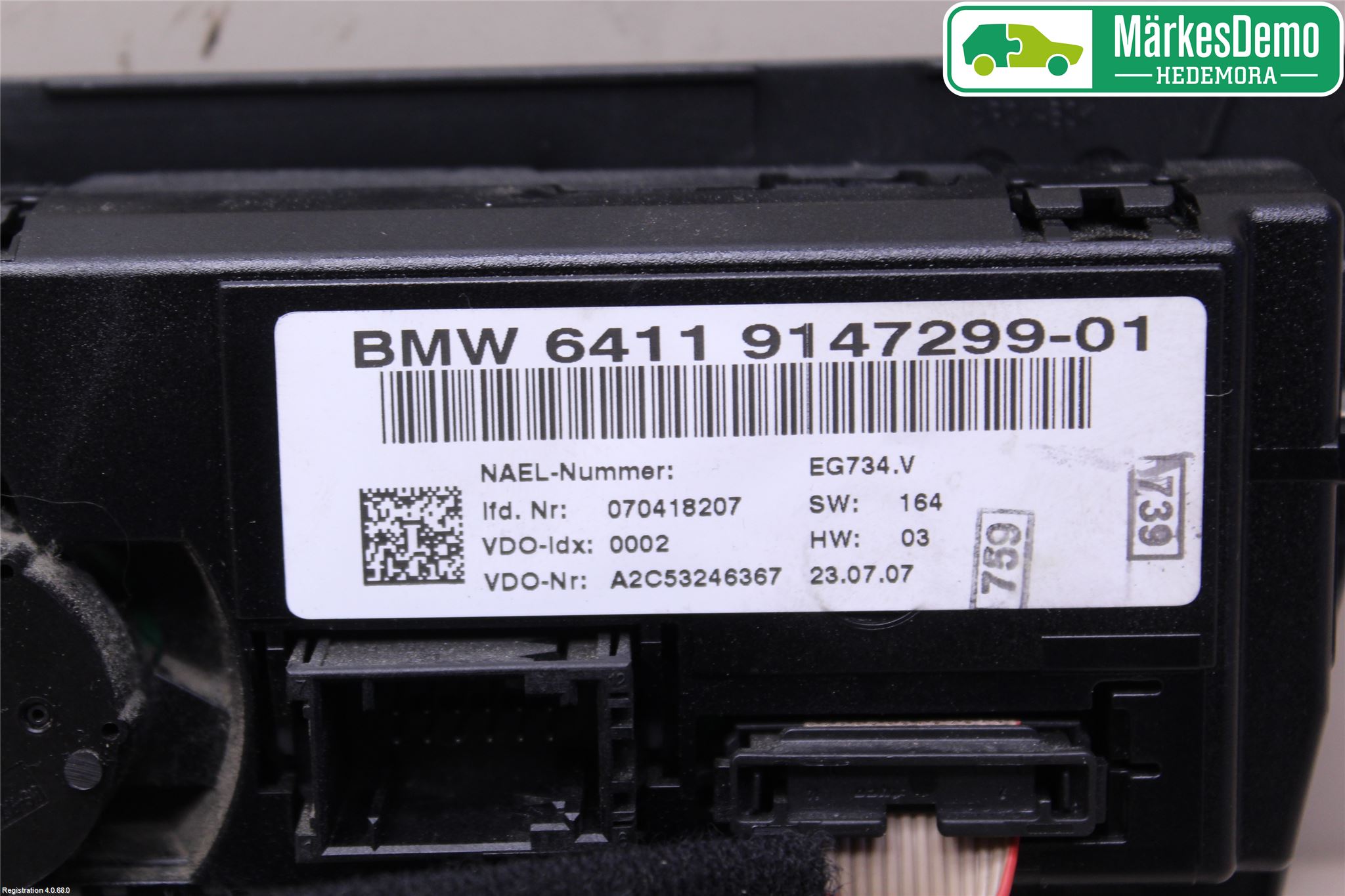 BMW 3 E90/91 SED/TOU 05-12 Ac Styrenhet Ac Manöveren