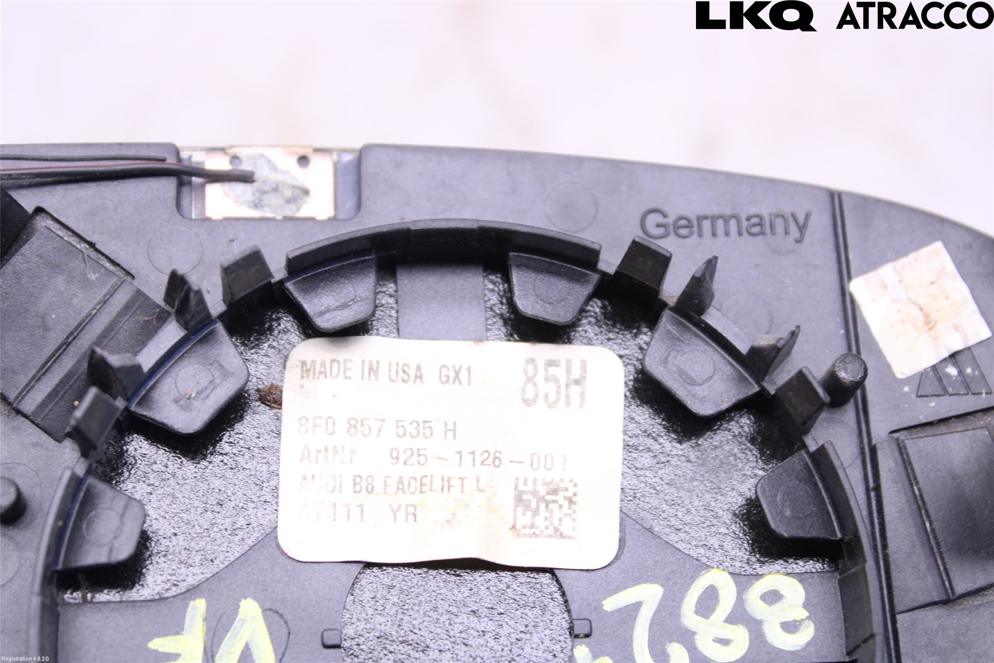 Audi A5 07-16 Spegelglas Vä