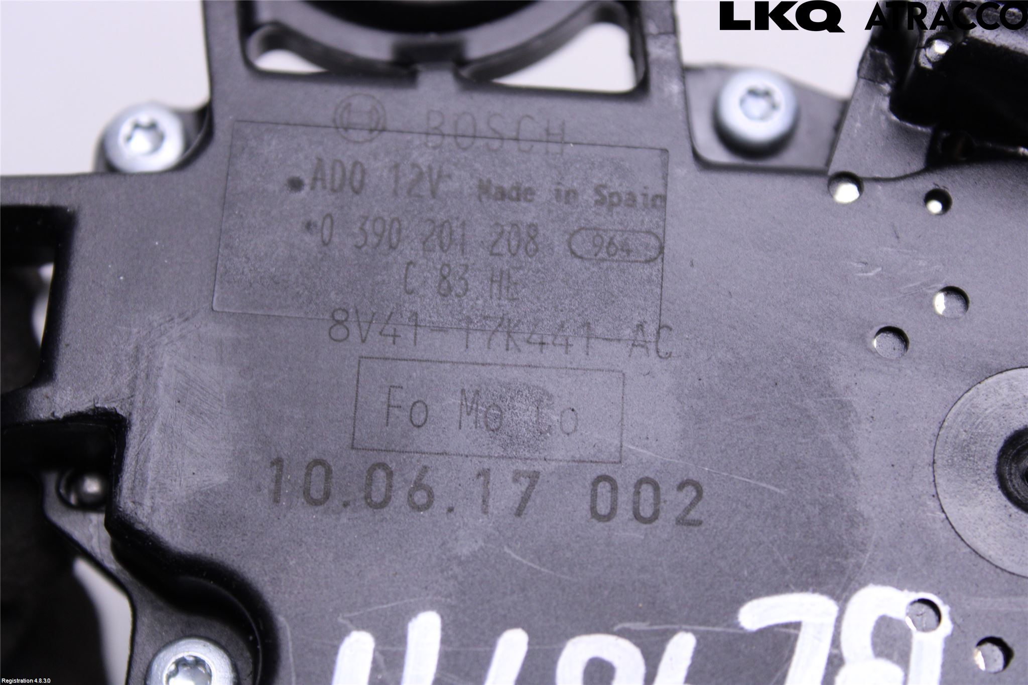 Ford KUGA 08-12 Torkarmotor Baklucka