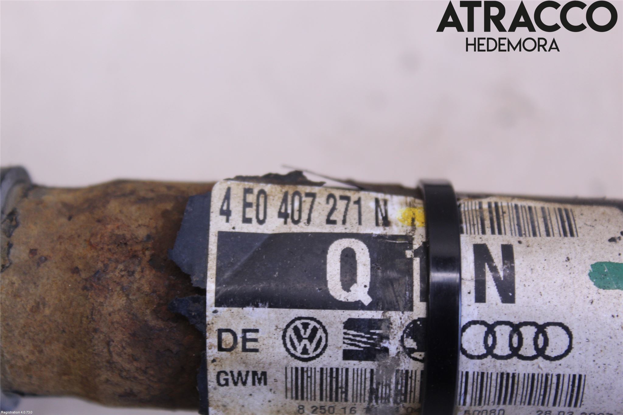 Audi A8/S8 4E  02-09 Drivaxel Fram Vänster
