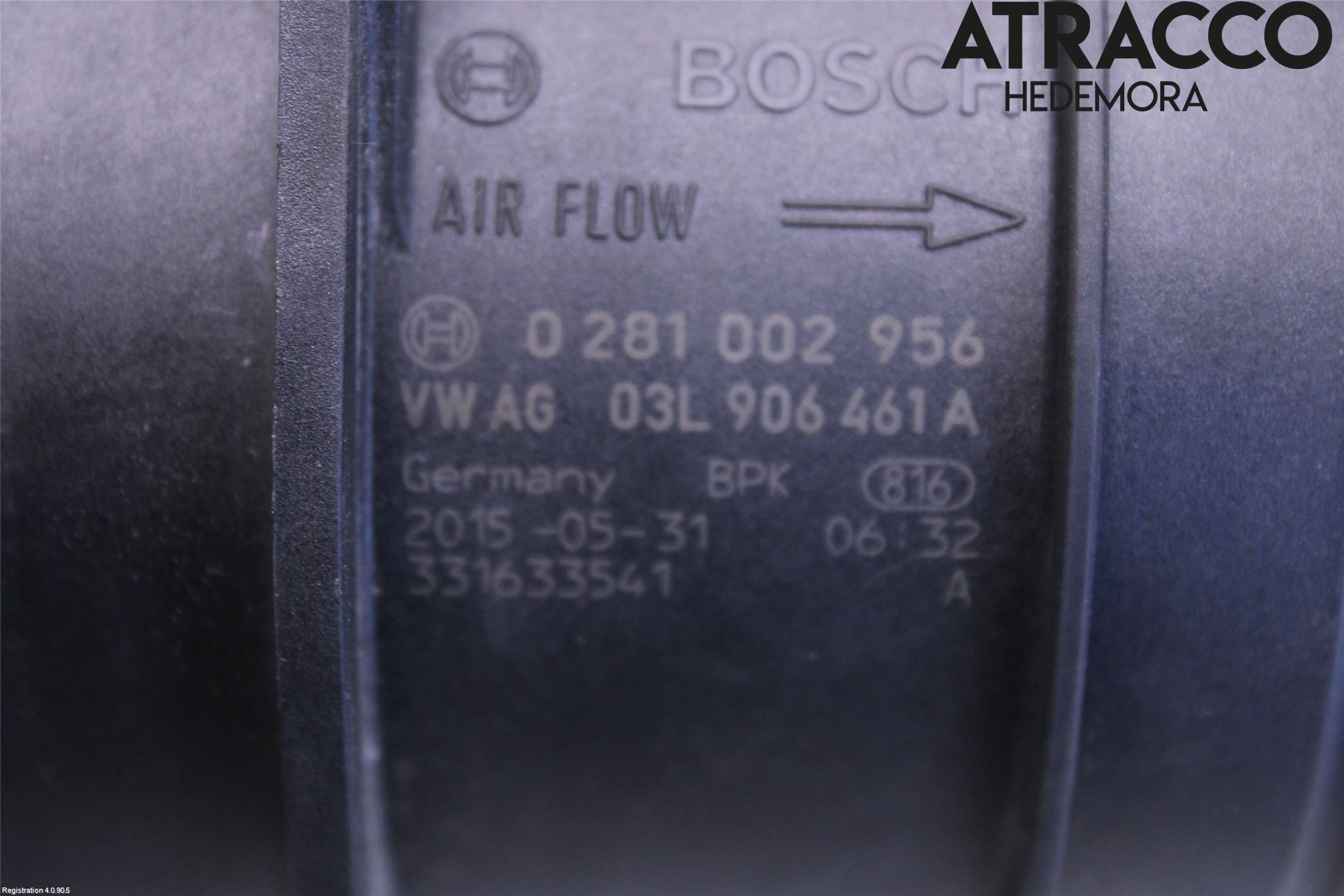 Audi Q5 09-16 Injluftmassamätare