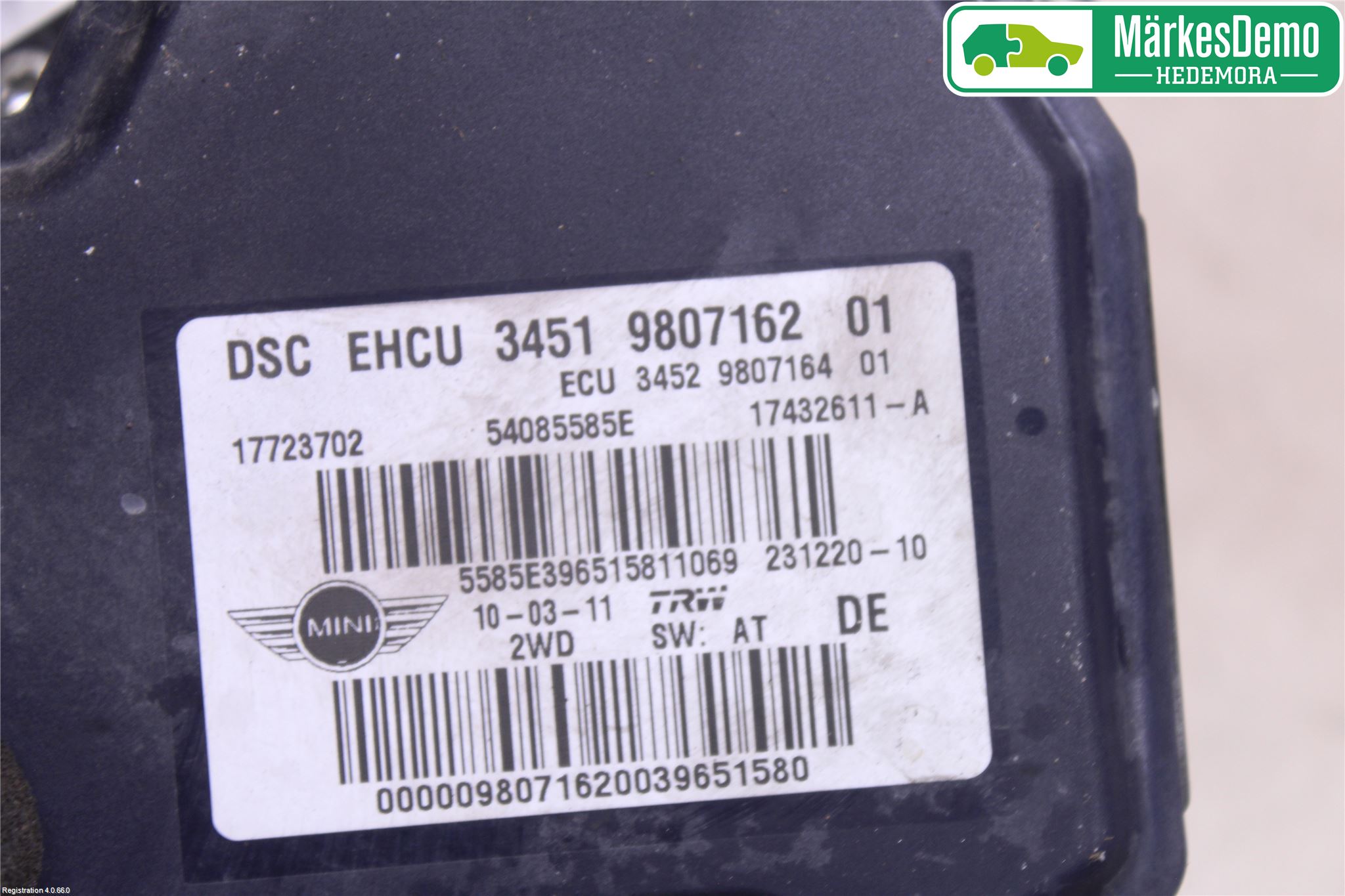 Mini CLUBMAN R55 06-14 Abs Hydraulaggregat