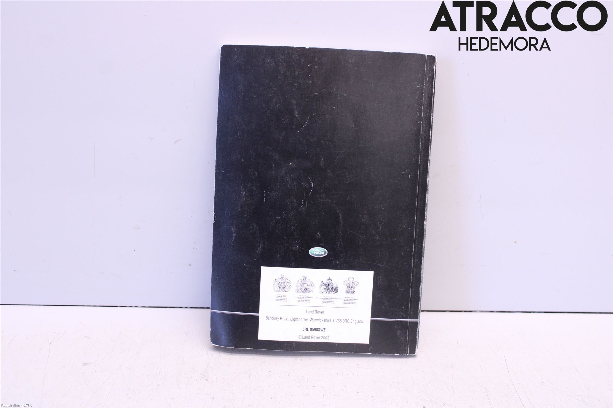 Landrover LAND ROVER RANGE ROVER L322 02-12 Instruktionsbok