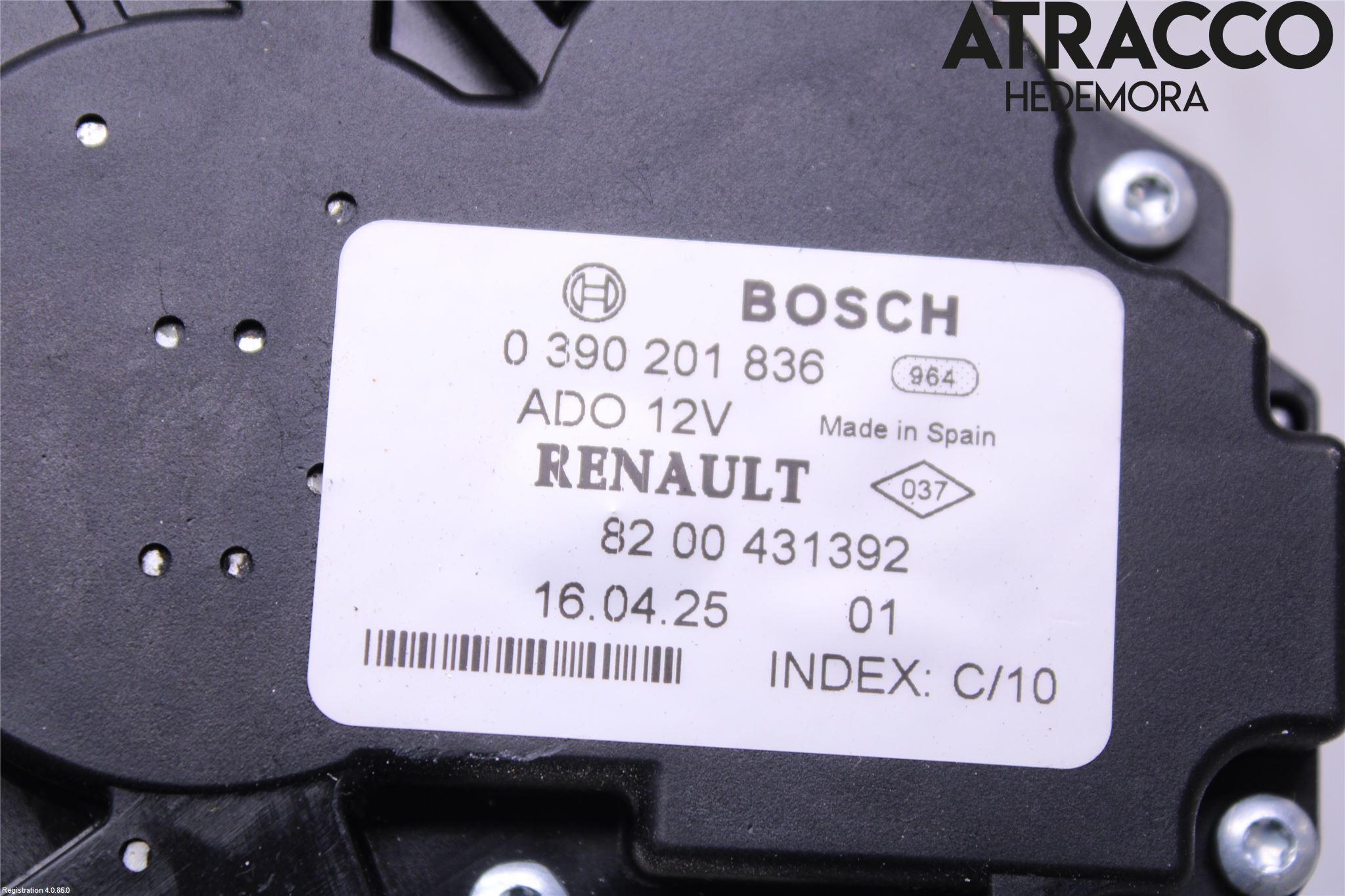 Renault KANGOO II 15-21 Torkarmotor Baklucka