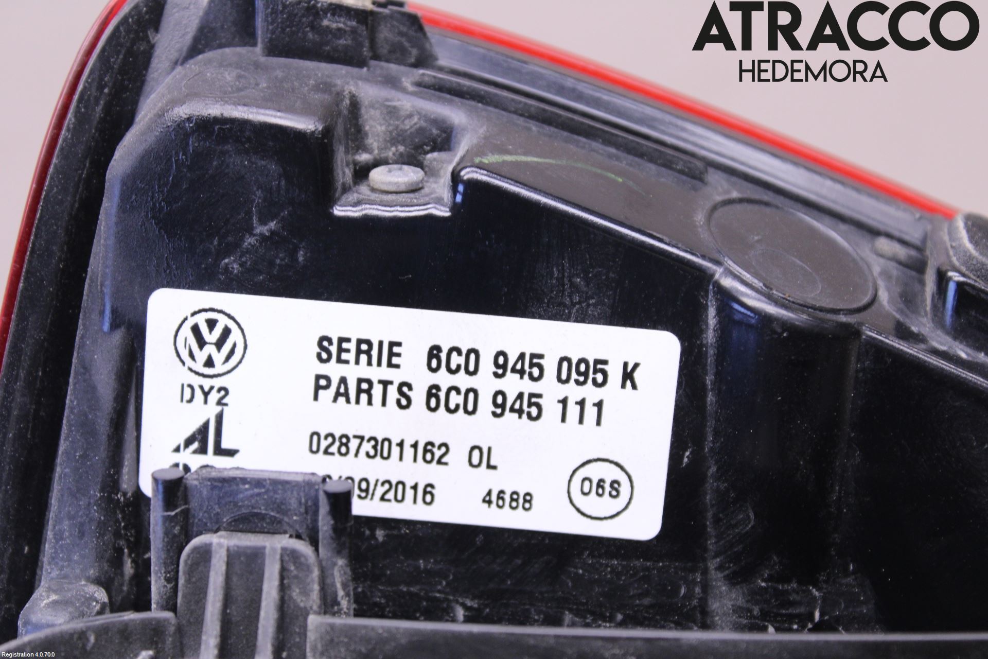Volkswagen VW POLO 10-17 Bakljus Vänster