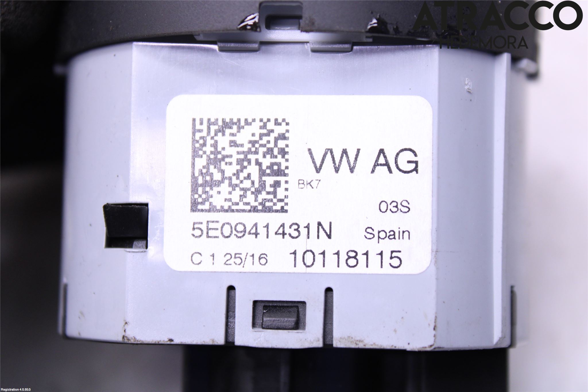 Skoda RAPID Strömställare Ljus