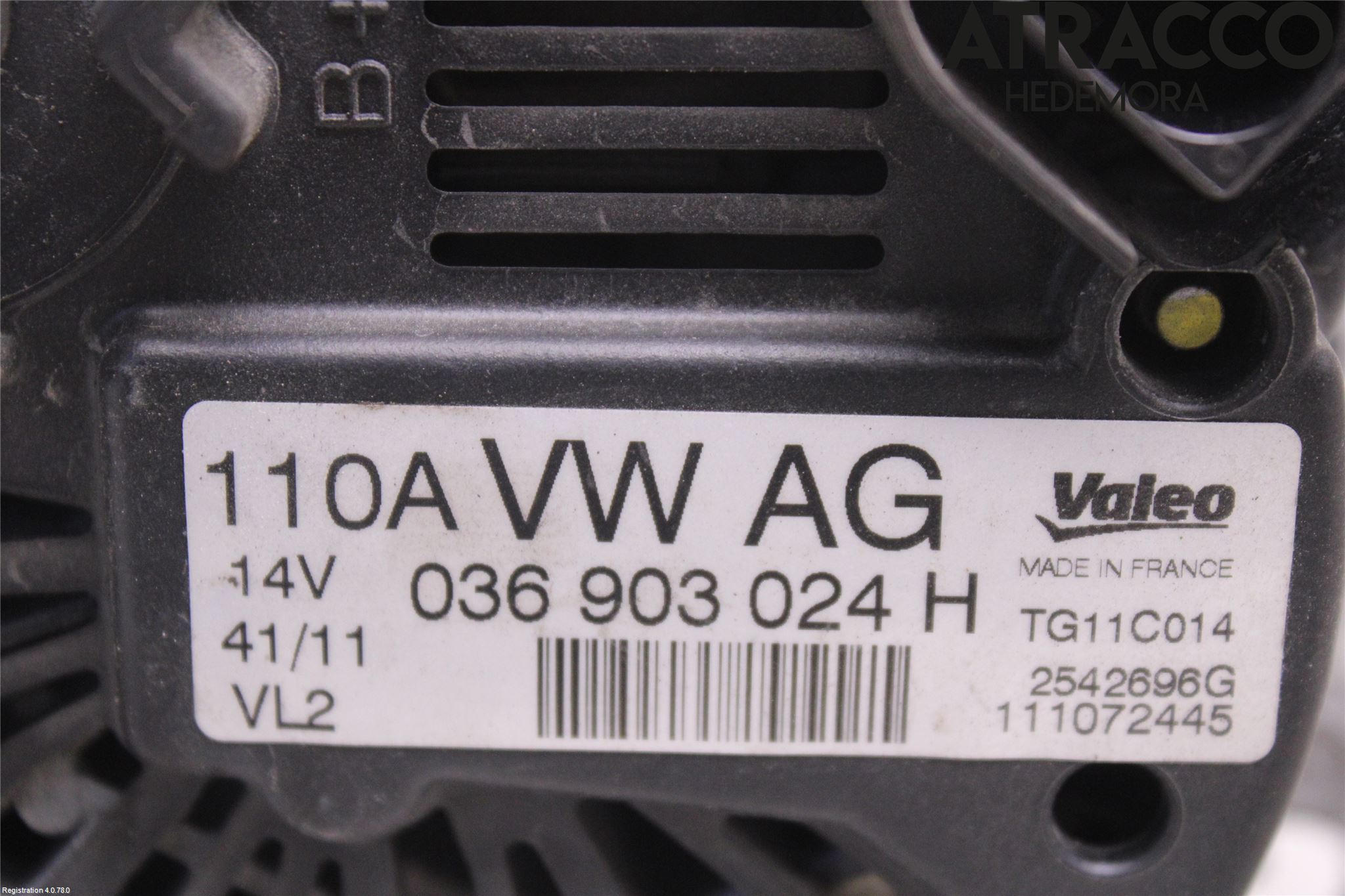 Volkswagen VW POLO 10-17 Generator