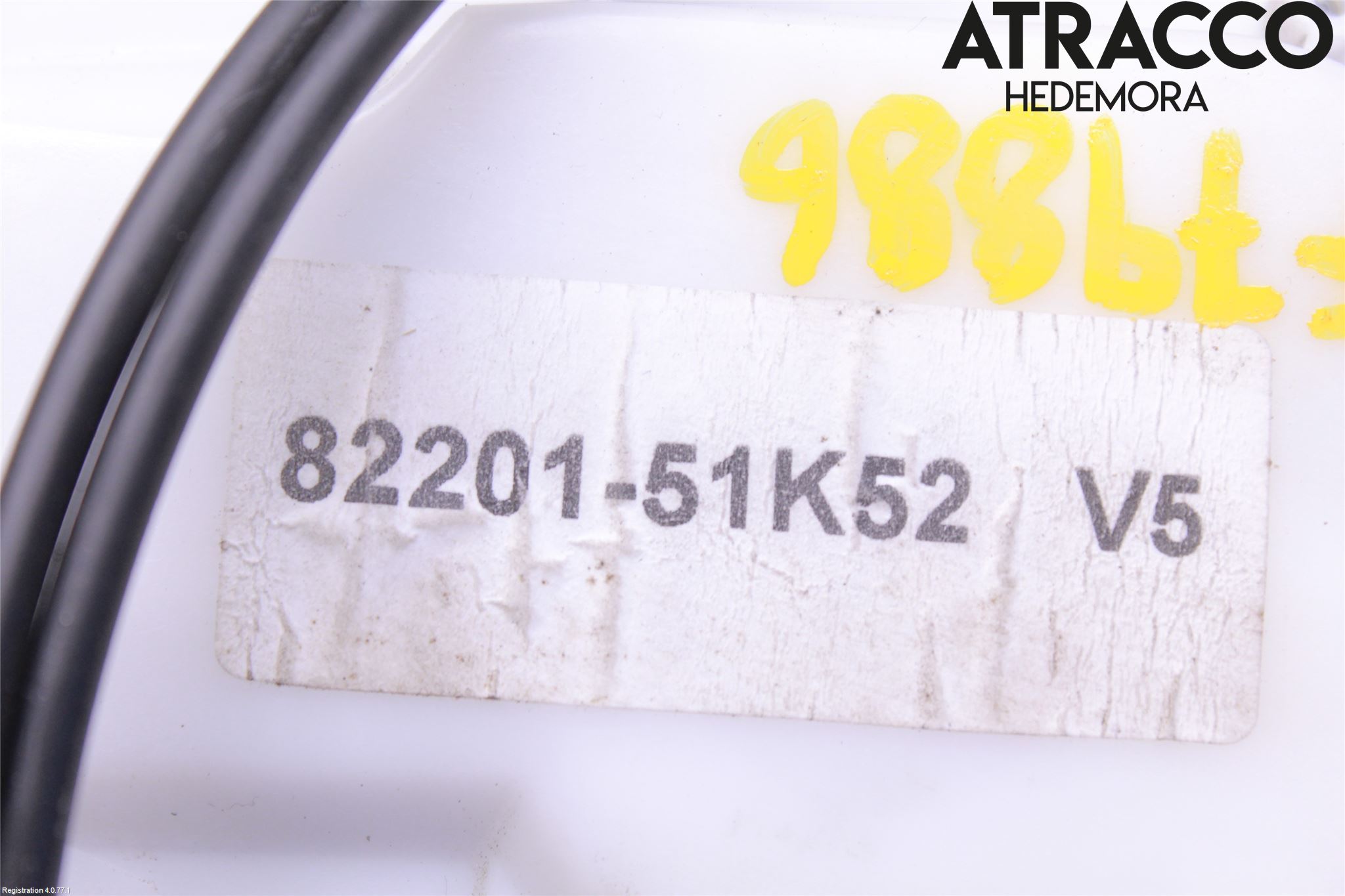 Suzuki SPLASH Låskista-Dörrlås