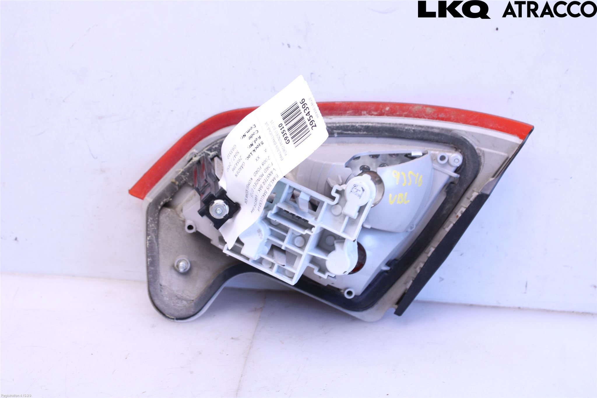 Ford MONDEO 07-15 Bakljus Lucka Vä