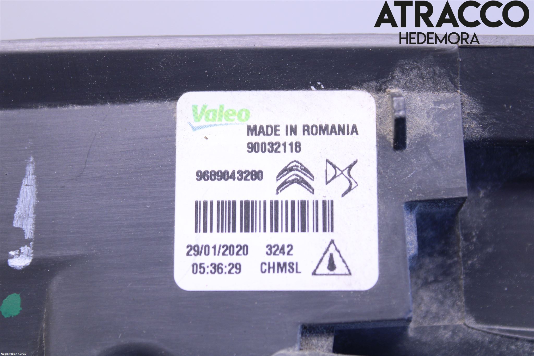 Opel CORSA F, CORSA-E 20- Dimljus/Reflex Bak