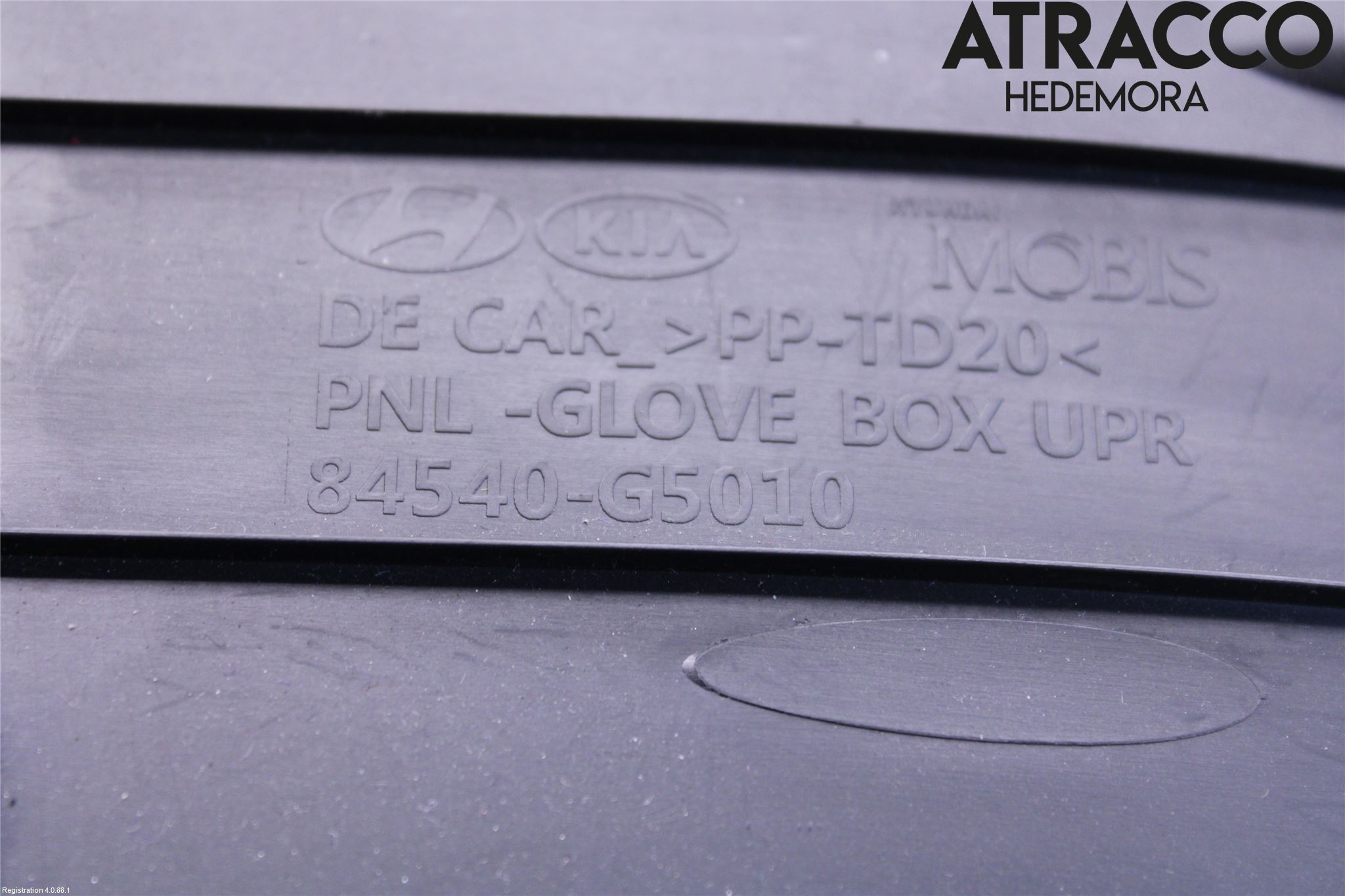 Kia NIRO (DE) 17-22 Handskfack Insats