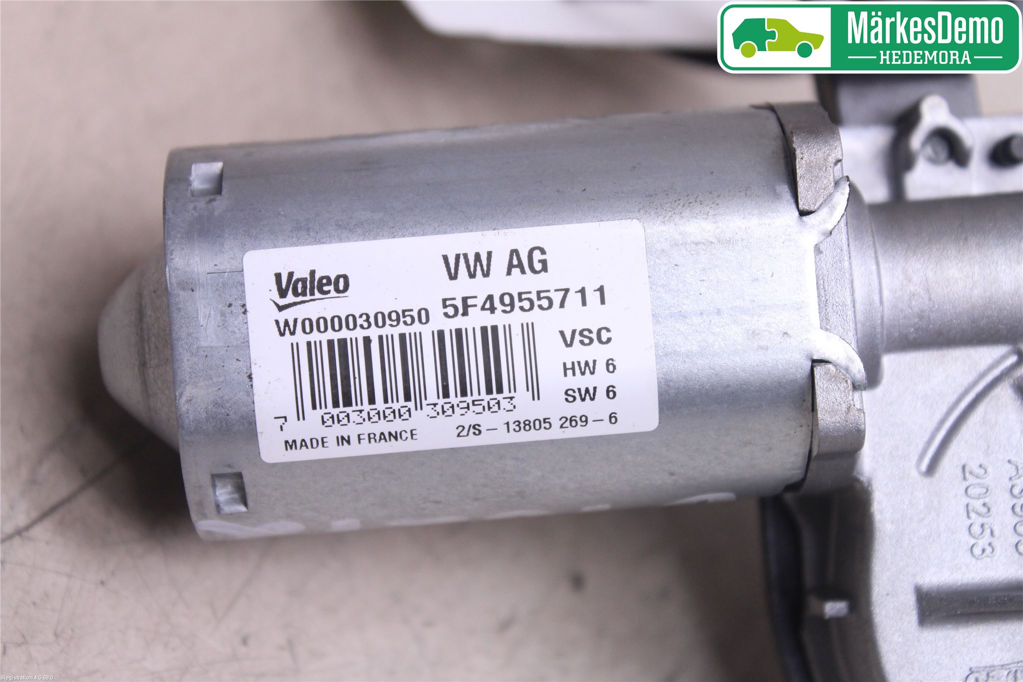 Skoda FABIA 15-21 Torkarmotor Baklucka