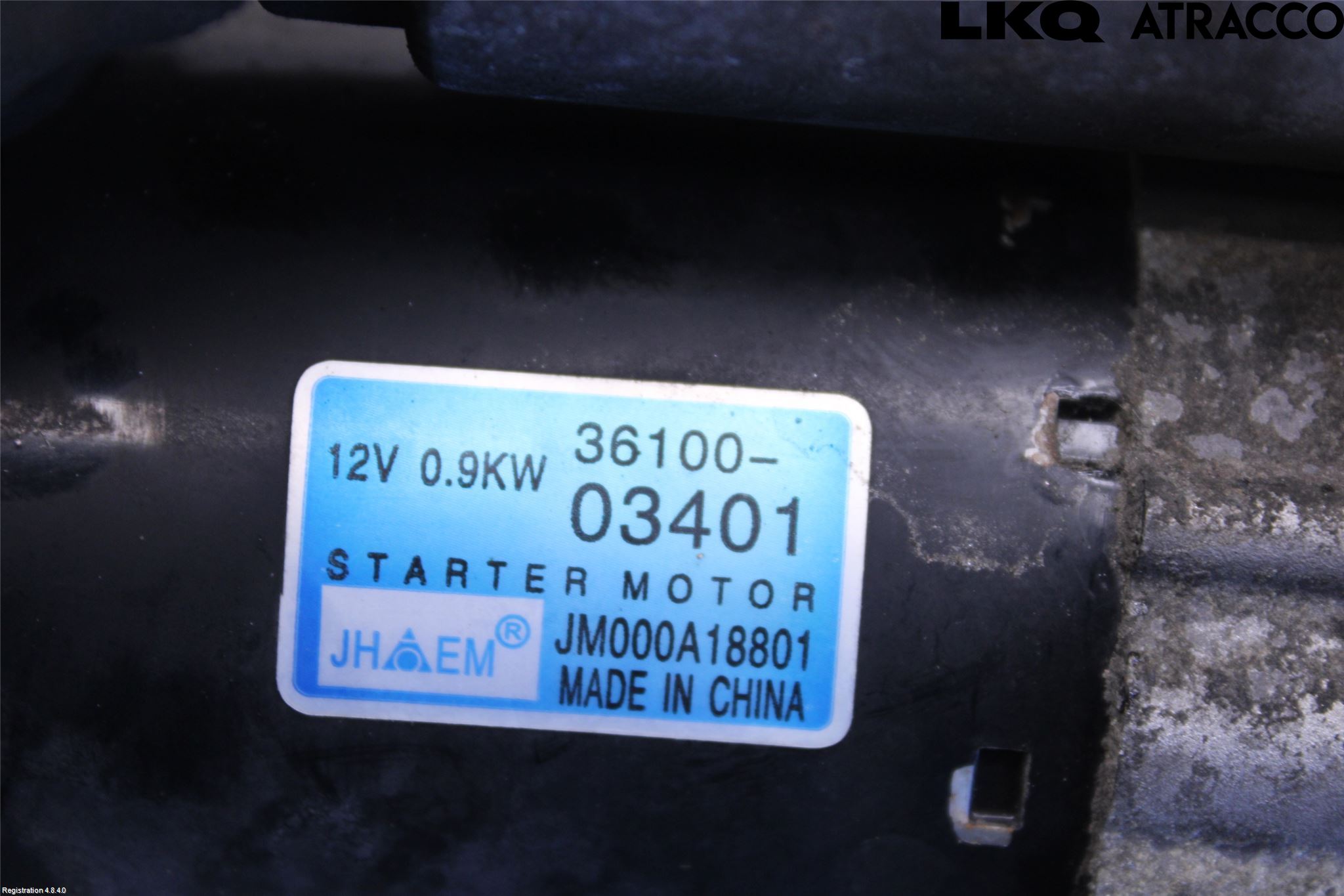 Kia PICANTO 12-17 Startmotor