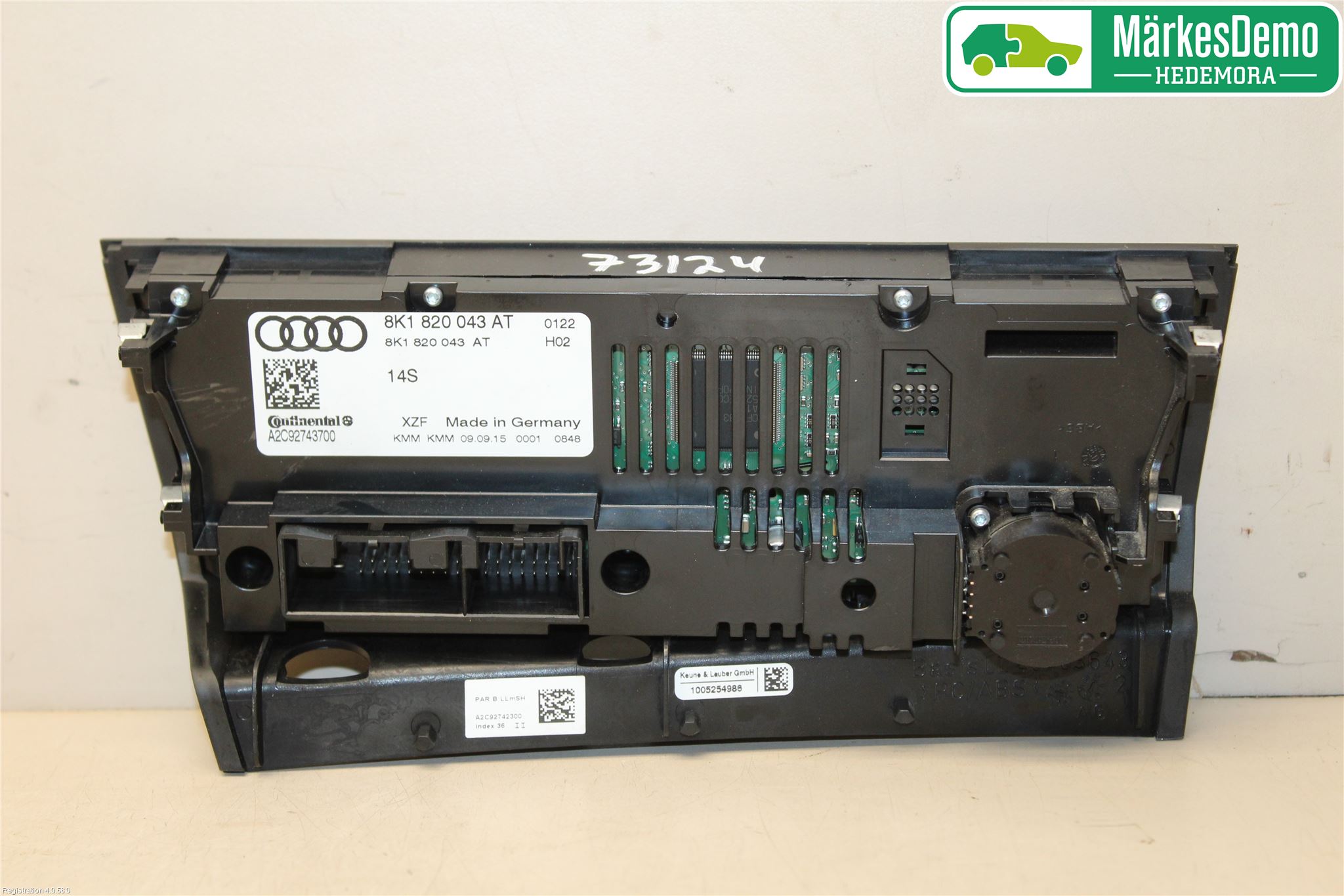 Audi A4 12-15 Ac Styrenhet Ac Manöveren