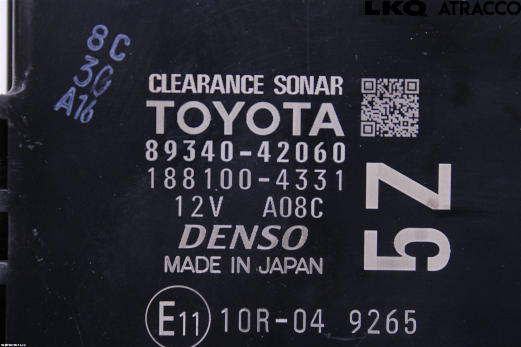 Toyota RAV4 19- Styrenhet Parkeringshjälp