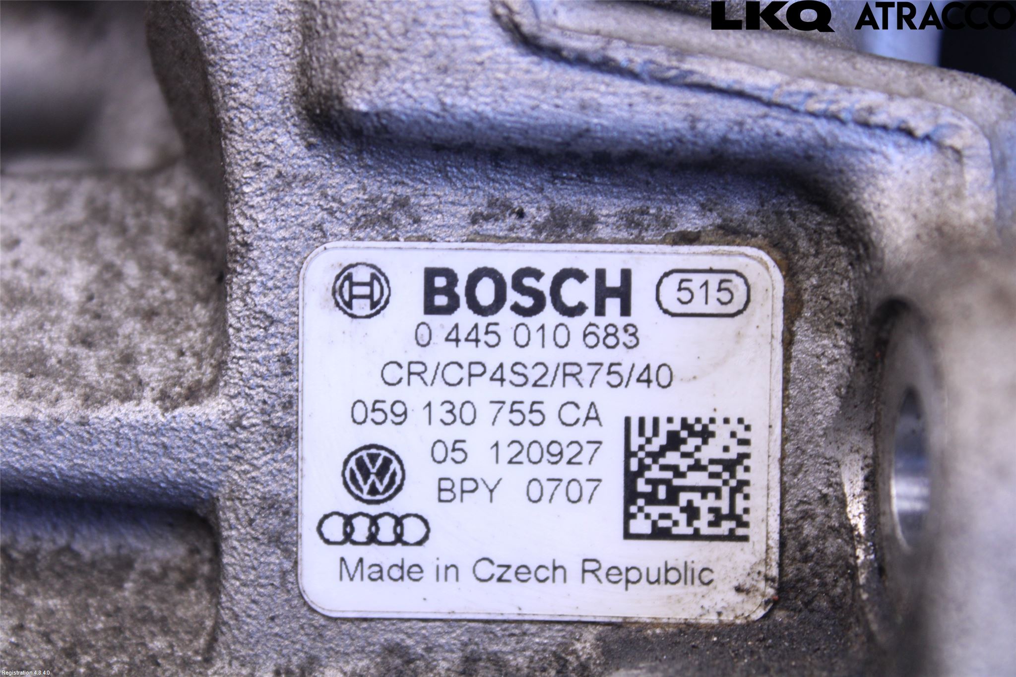 Audi A4 12-15 Bränsle Insppump Diesel