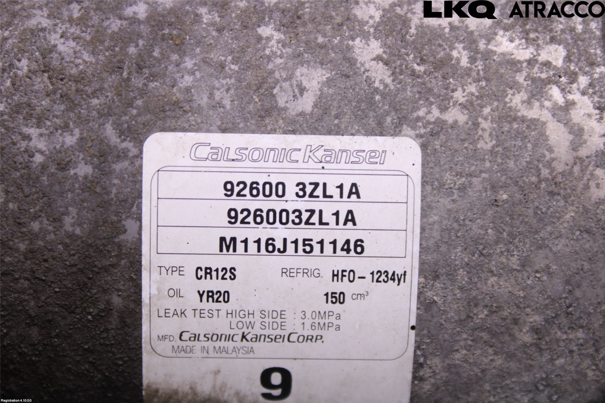 Nissan JUKE 14-19 Ac Kompressor