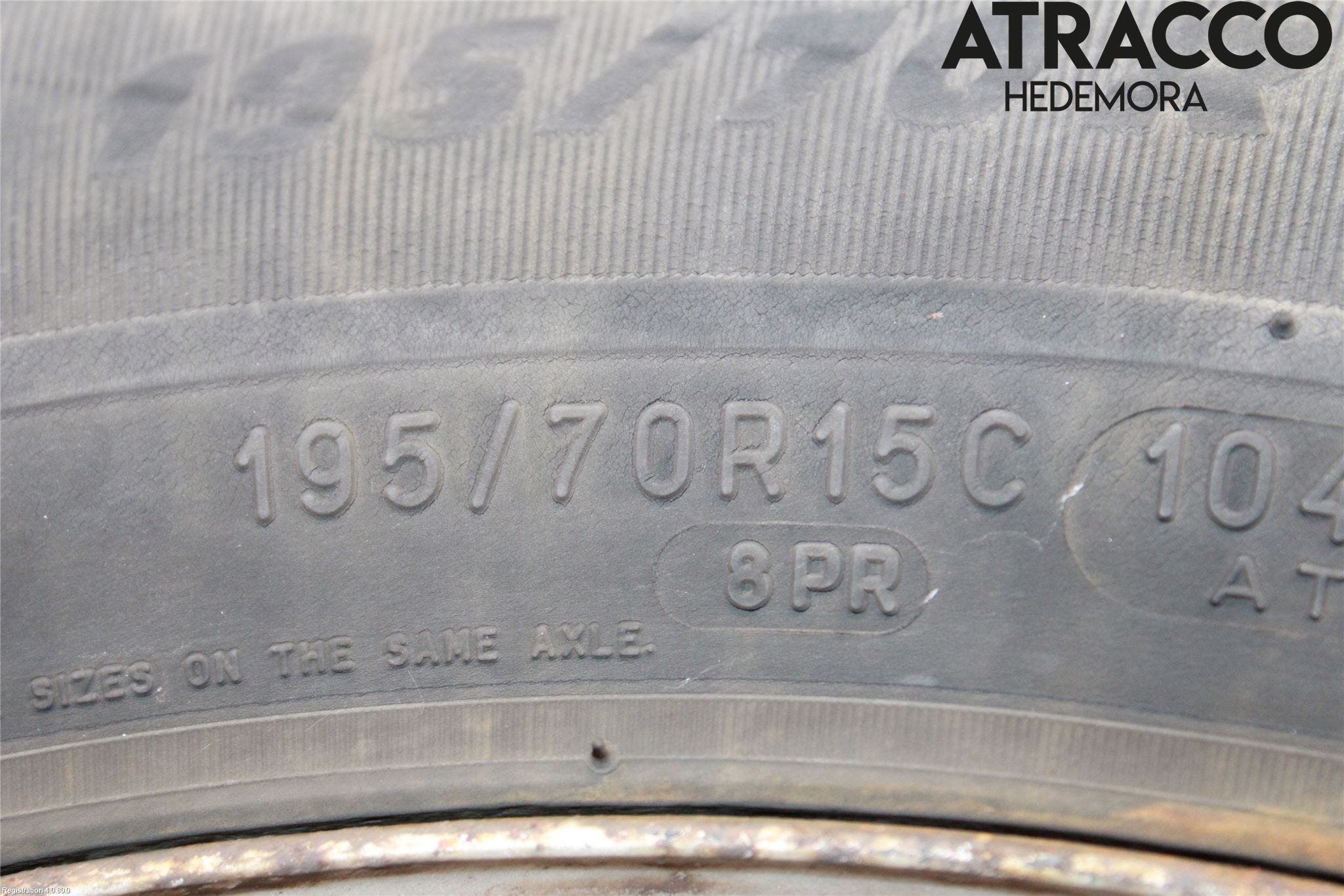 Ford TRANSIT    00-06 Sommardäck Plåtfälg 4St