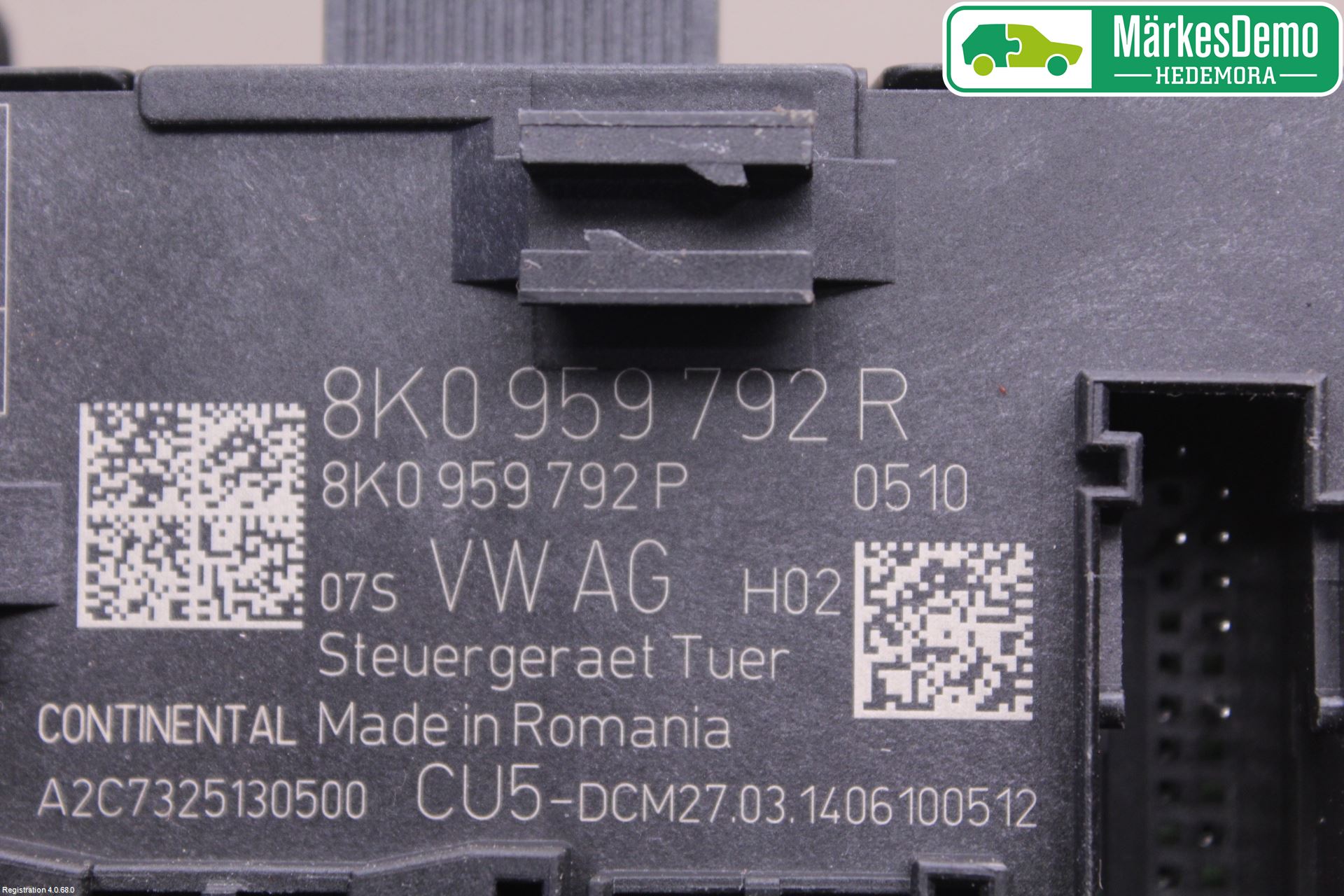 Audi A4 12-15 Styrenhet Dörr