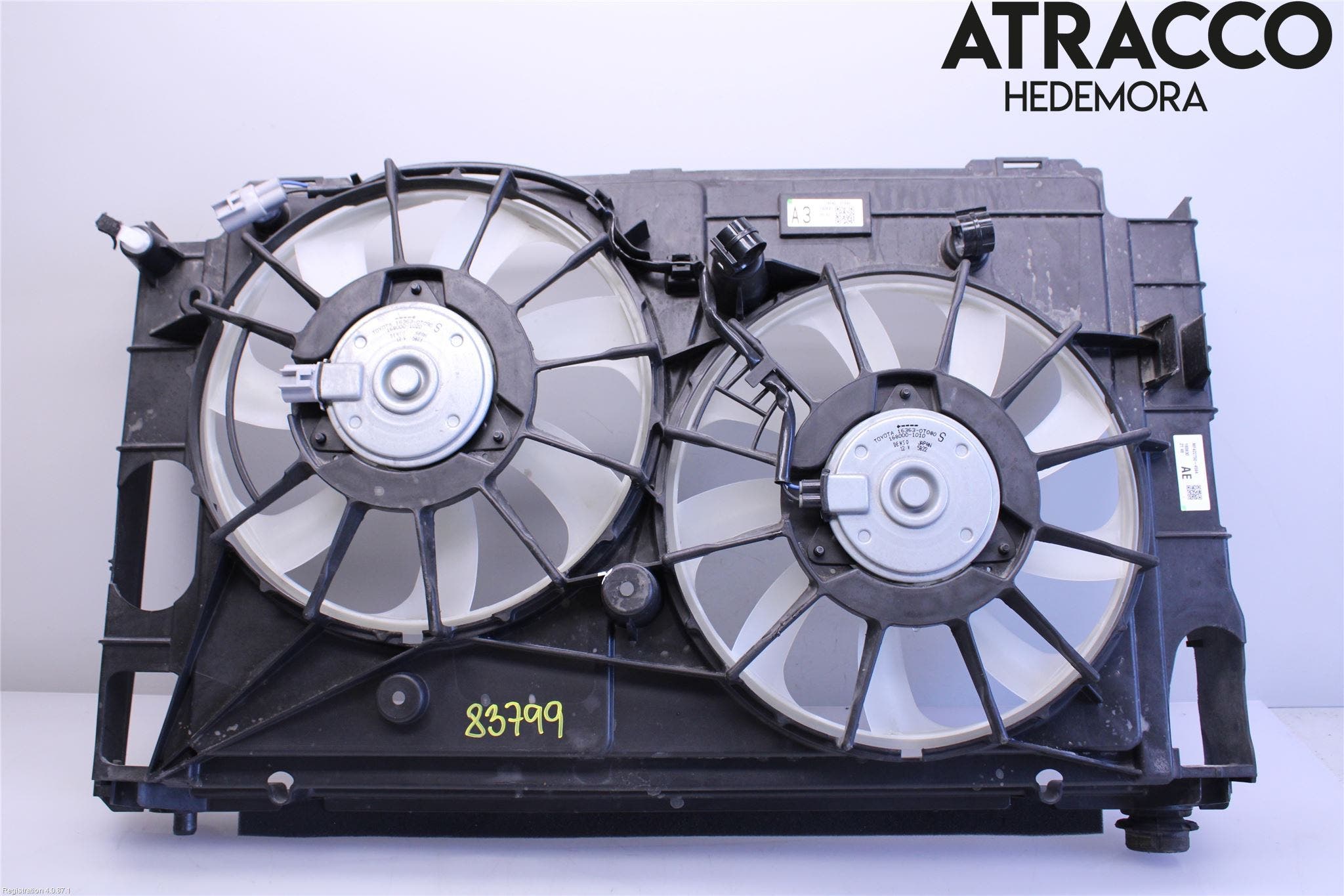 Toyota AURIS 13-19 Kylfläkt El