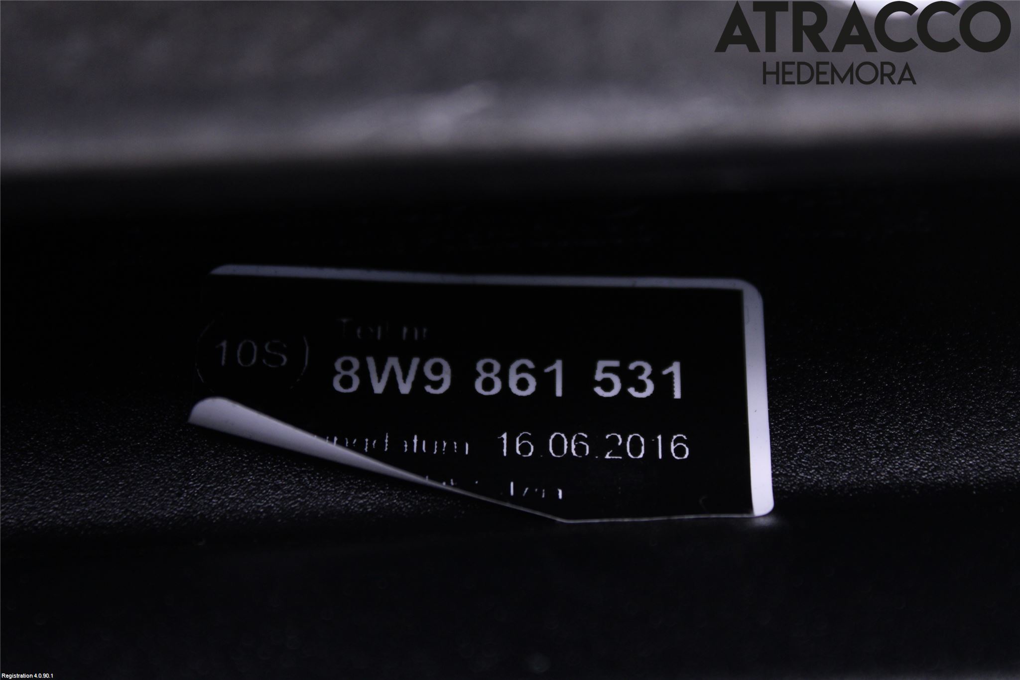 Audi A4/S4 B9 16-19 Inrbagagerumklädsel-Golv