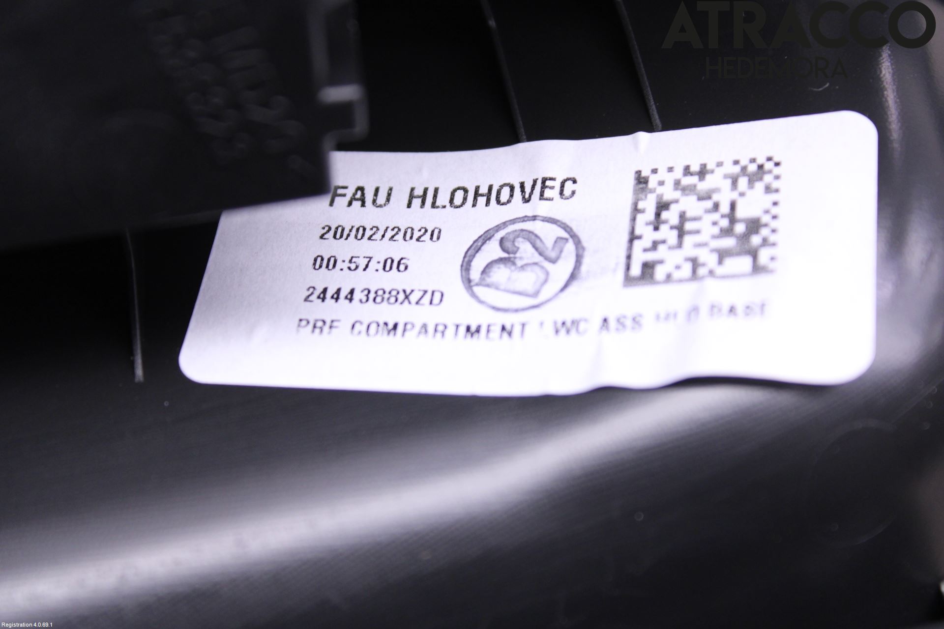 Peugeot 208/E-208 20- Instrumentbräda Förvaringsfack