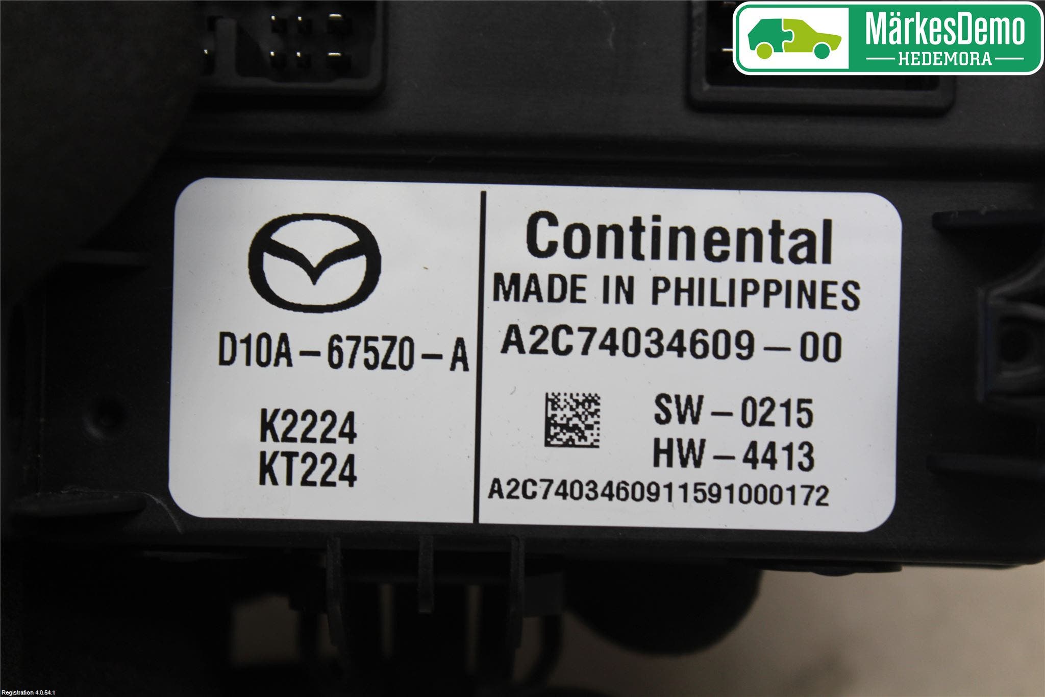 Mazda CX-3 Styrenhet Övrigt