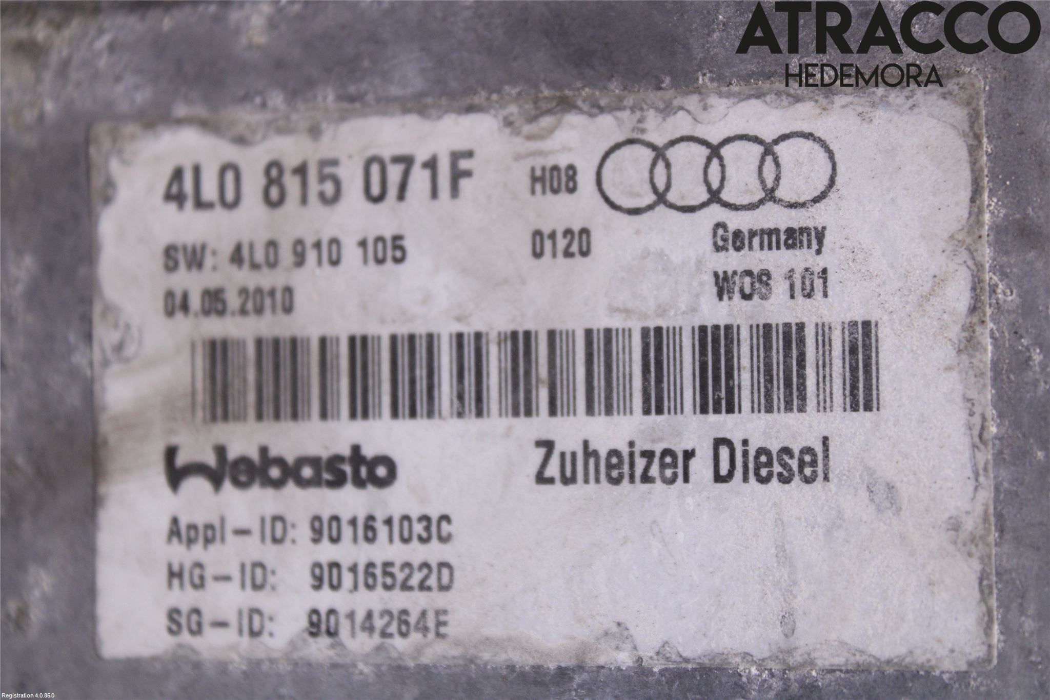 Audi Q7/SQ7 Dieselvärmare