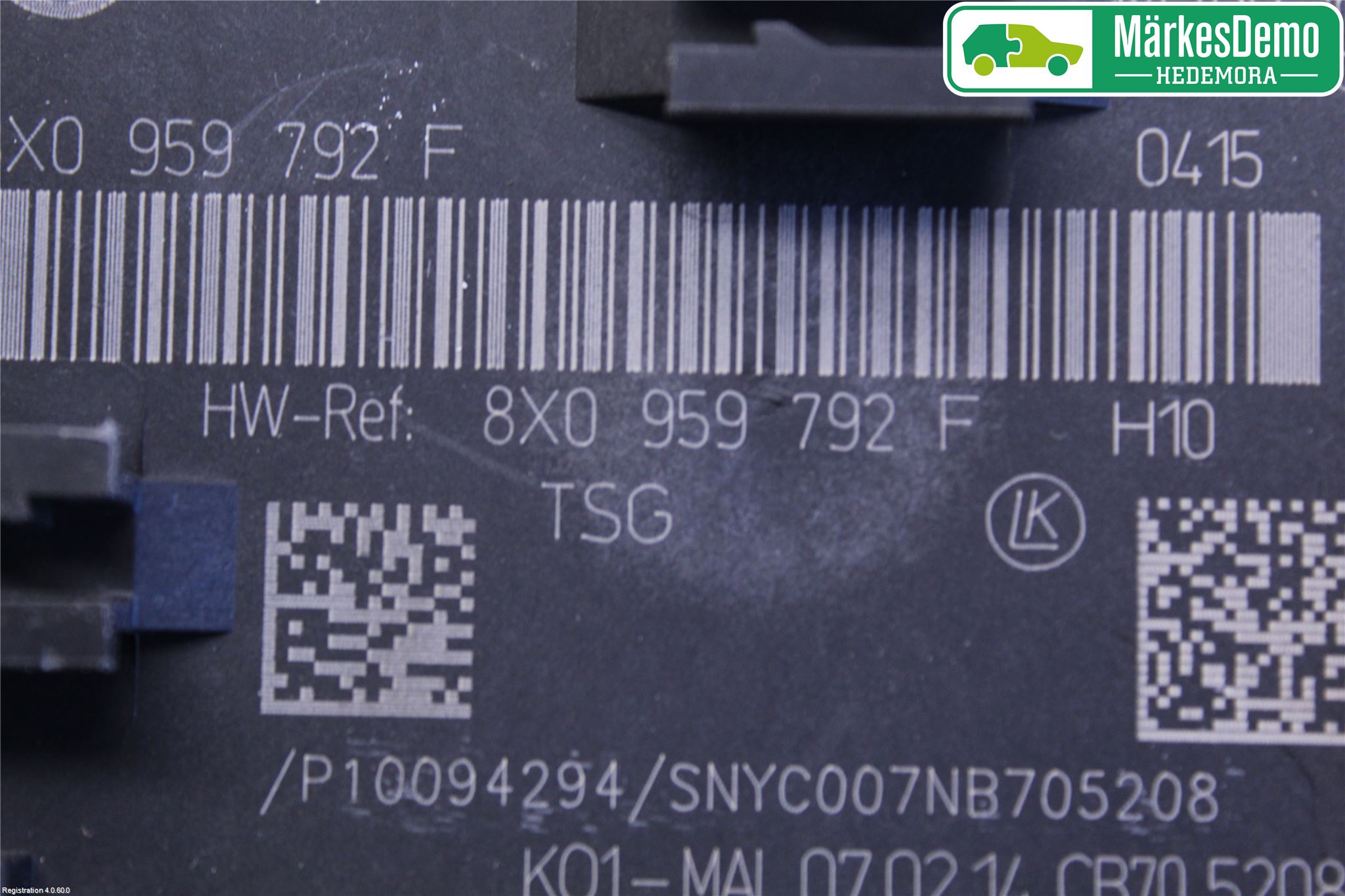 Audi A1/S1 11-18 Styrenhet Dörr