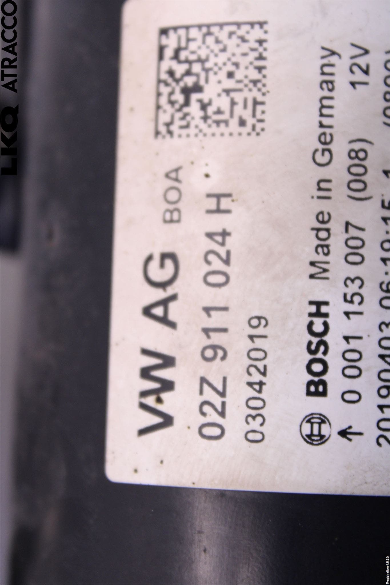 Volkswagen VW CADDY 16-20 Startmotor Diesel