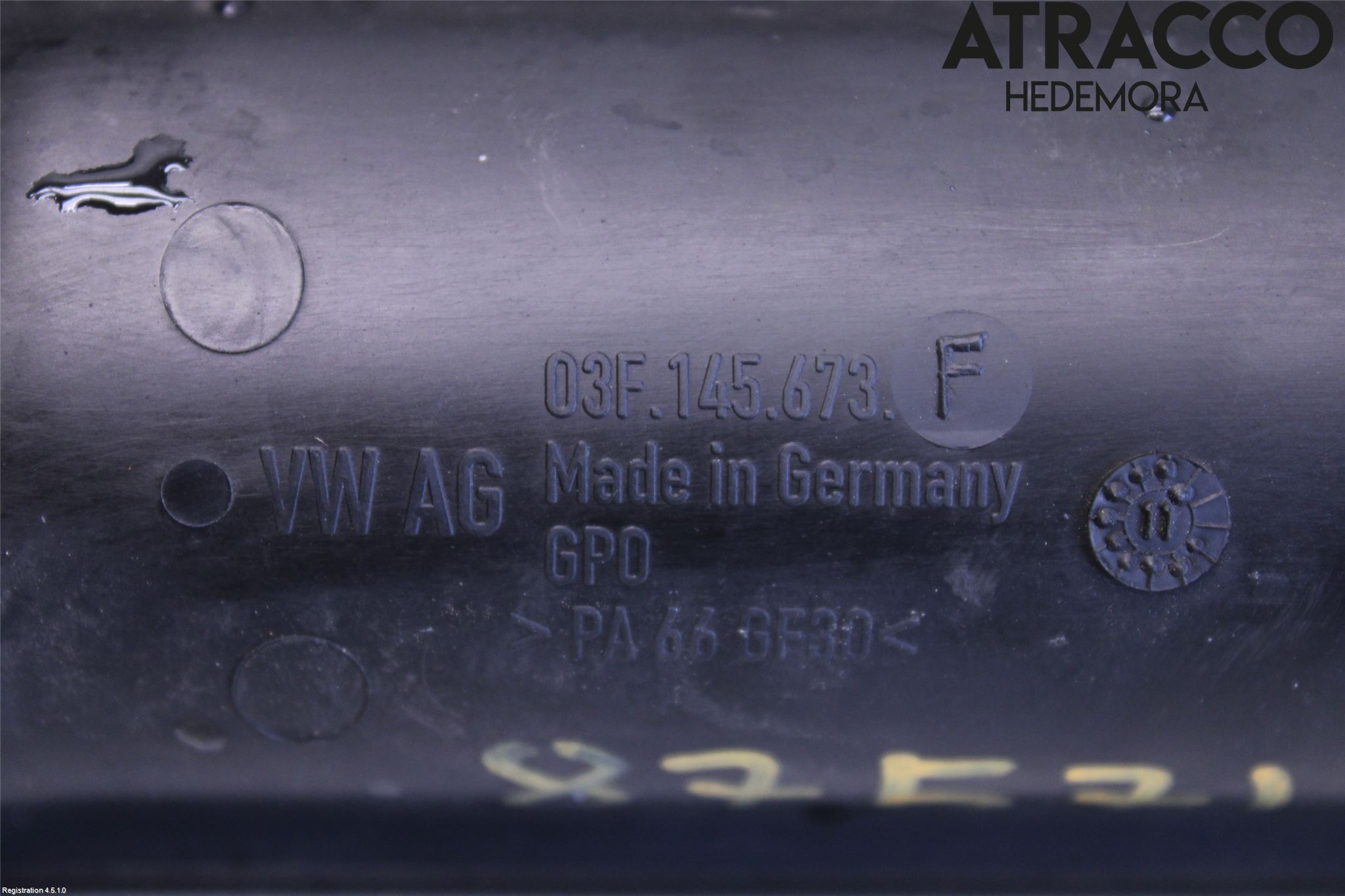 Volkswagen VW POLO 10-17 Laddluft-Intercoolerrör