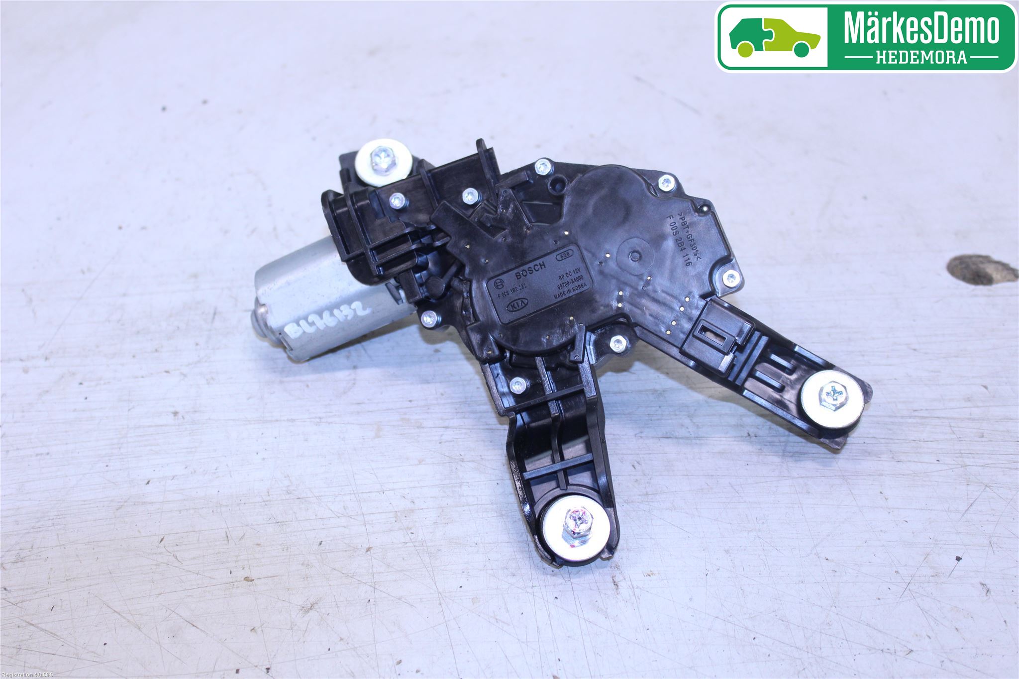 Kia CARENS III 13-19 Torkarmotor Baklucka