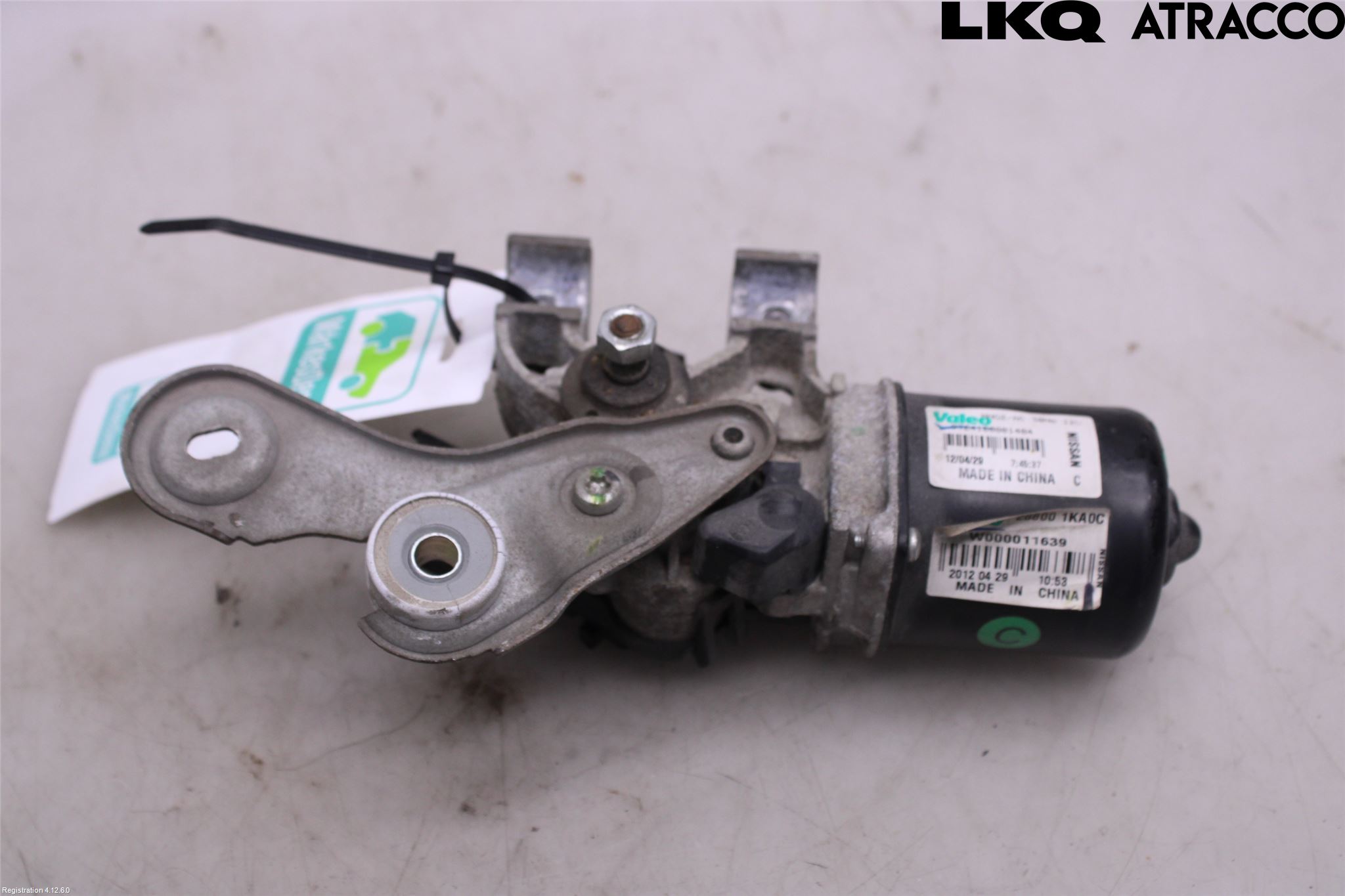 Nissan JUKE 10-14 Torkarmotor Vindruta