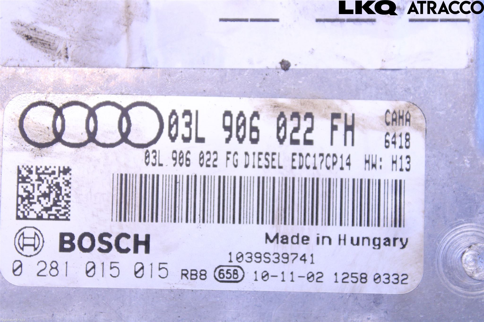 Audi A6/S6     05-11 Styrenhet Inspump Diesel